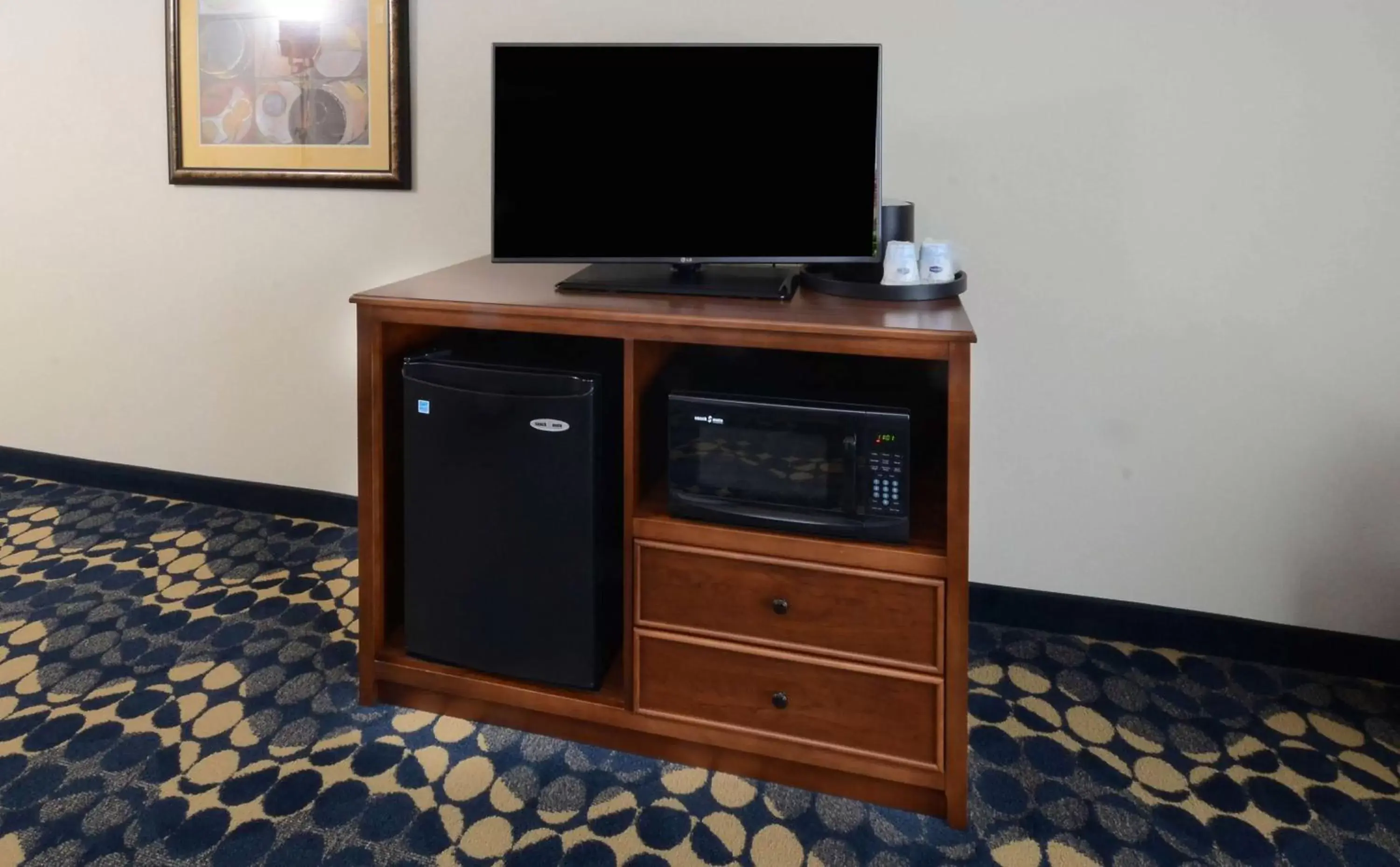 Photo of the whole room, TV/Entertainment Center in Hampton Inn and Suites Lynchburg