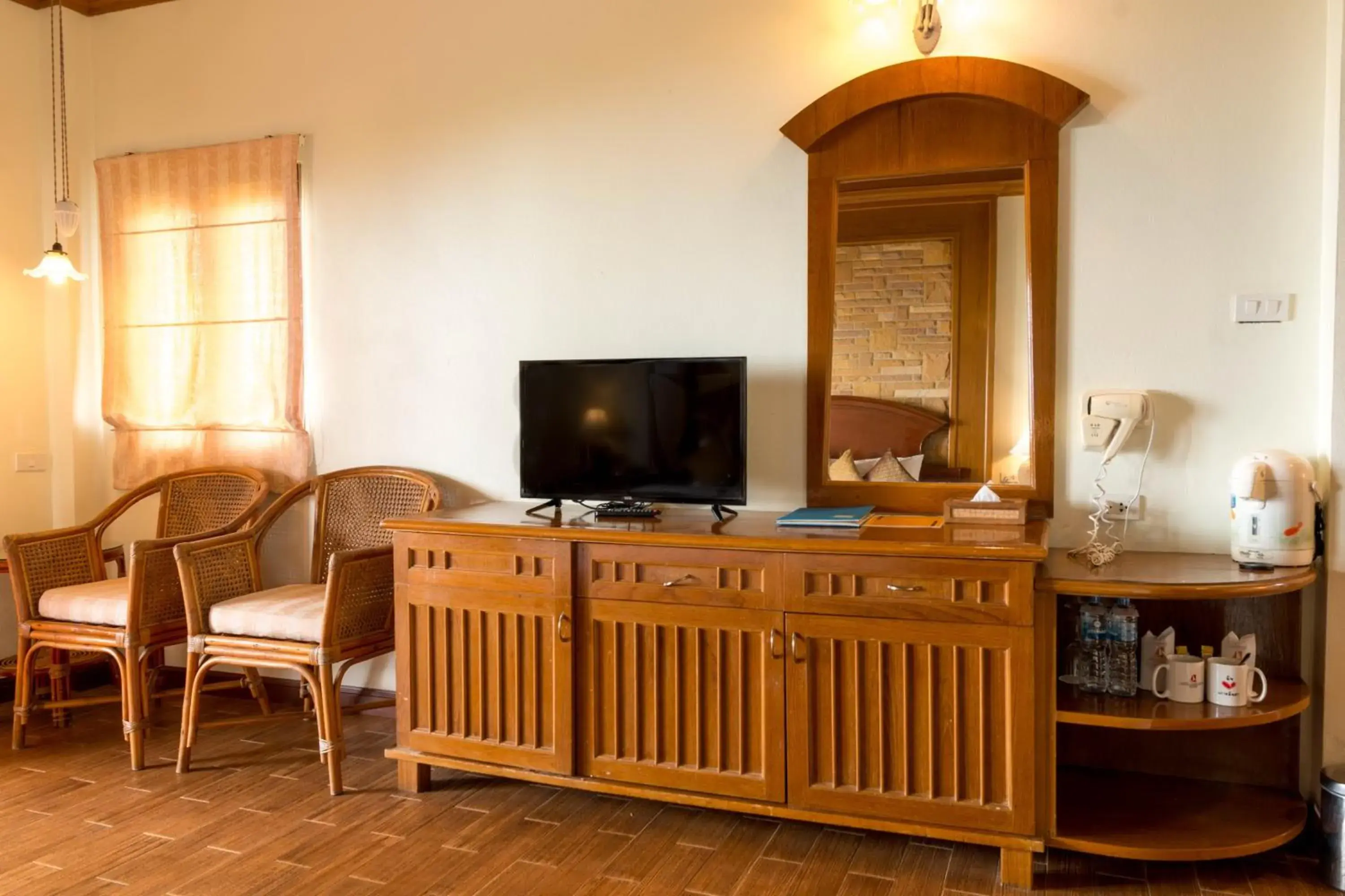 Seating area, TV/Entertainment Center in Lanta Casuarina Beach Resort - SHA Plus