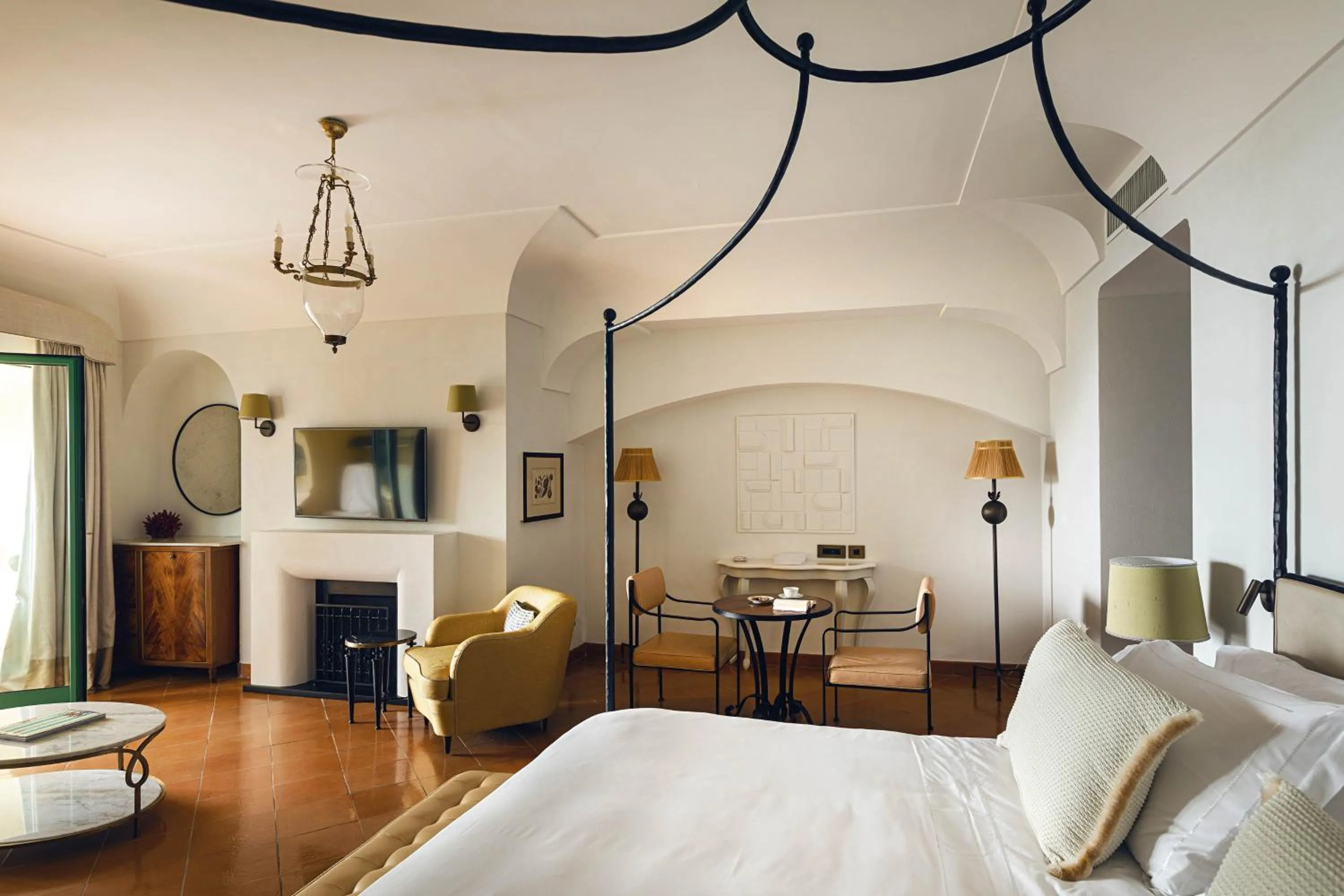 Bedroom, Bed in Caruso, A Belmond Hotel, Amalfi Coast