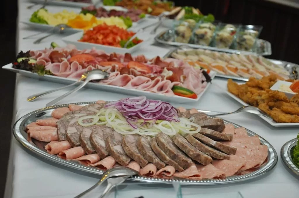 Food close-up in Pivovar Hotel Na Rychtě