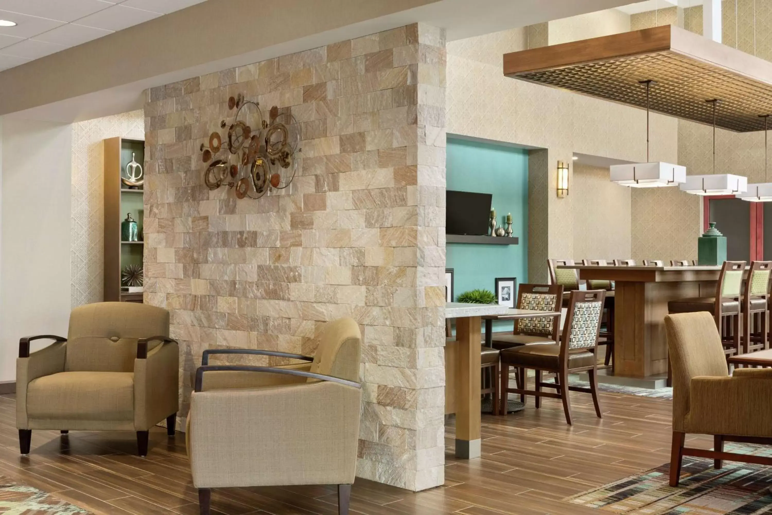 Lobby or reception in Hampton Inn & Suites Minooka