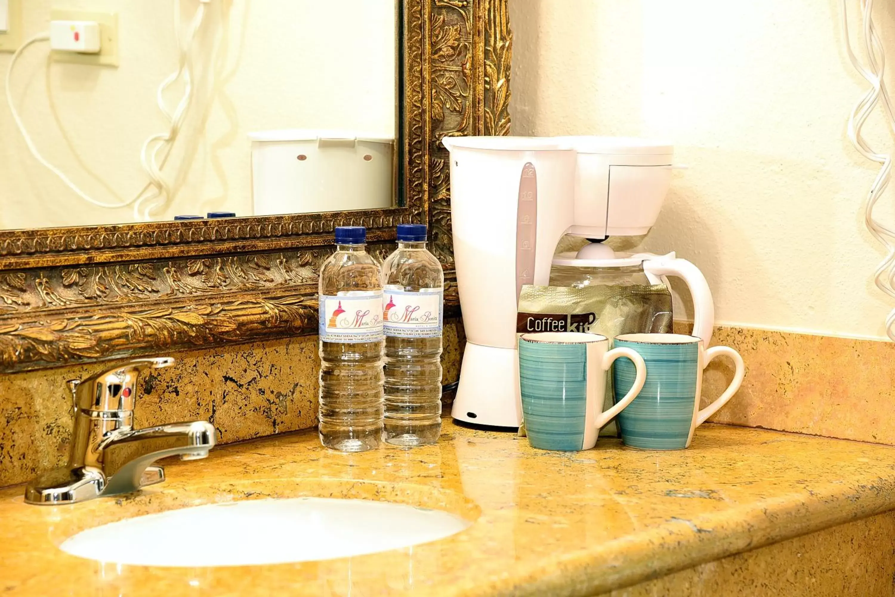 Decorative detail, Bathroom in Hotel María Bonita Consulado Americano