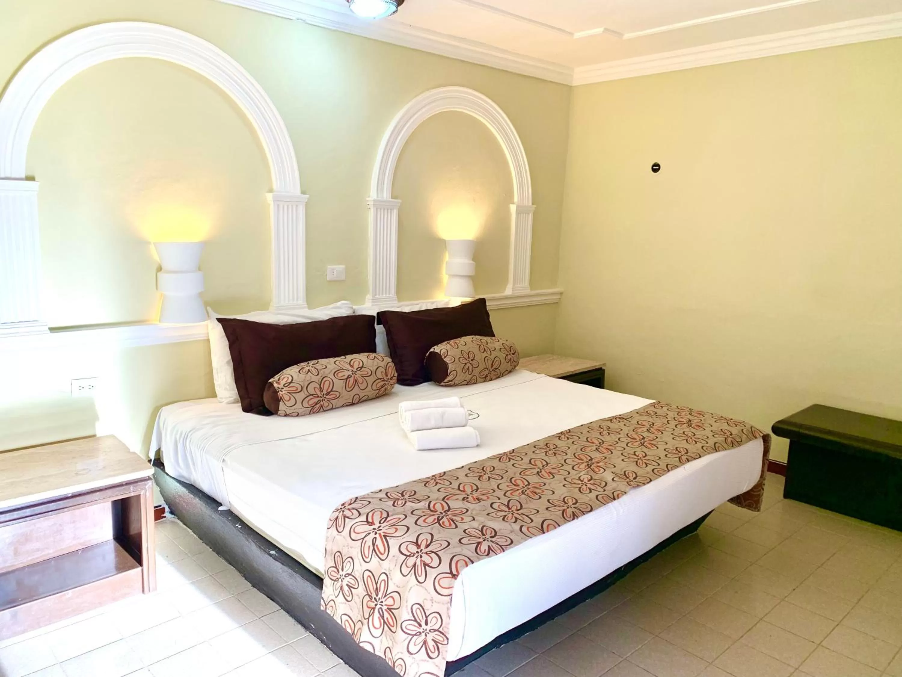 Bed in Hotel Green River