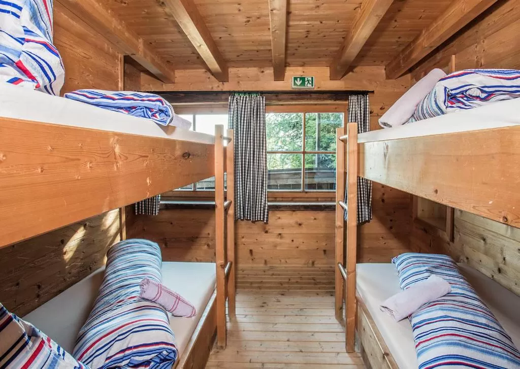 Bed in Hocheckhuette On Top of the Kitzbuehel Hahnenkamm Mountain