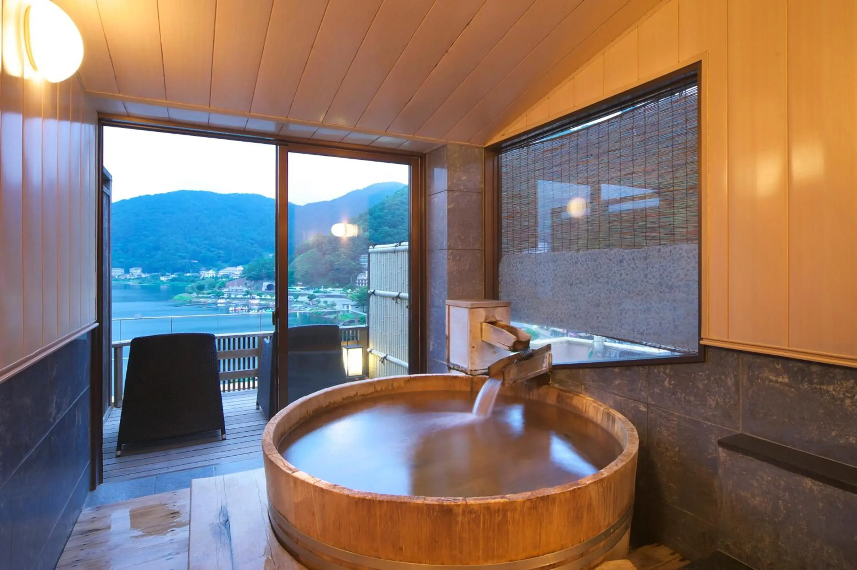 Hot Spring Bath, Mountain View in Kasuitei Ooya