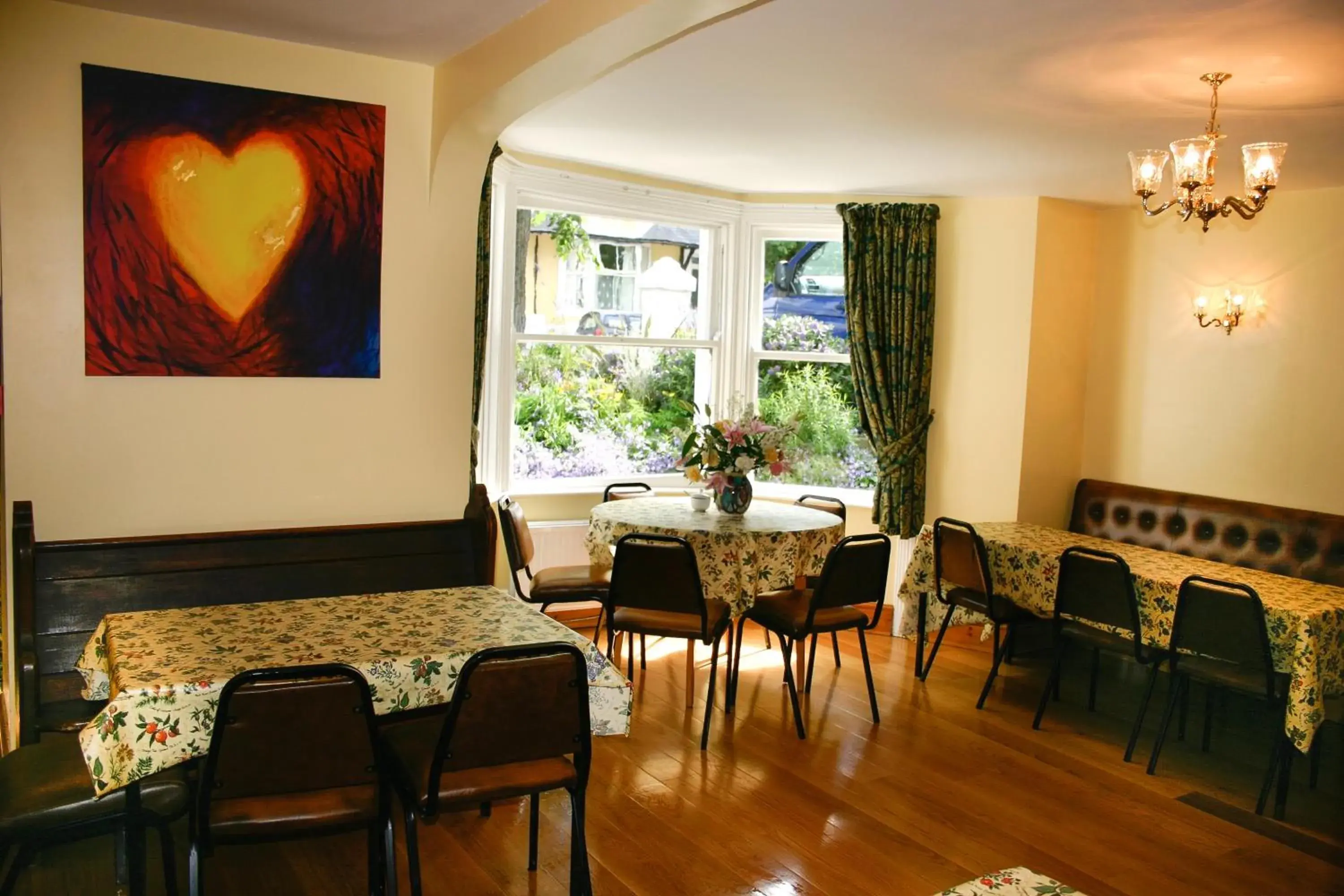 Property building, Seating Area in Llandudno Hostel