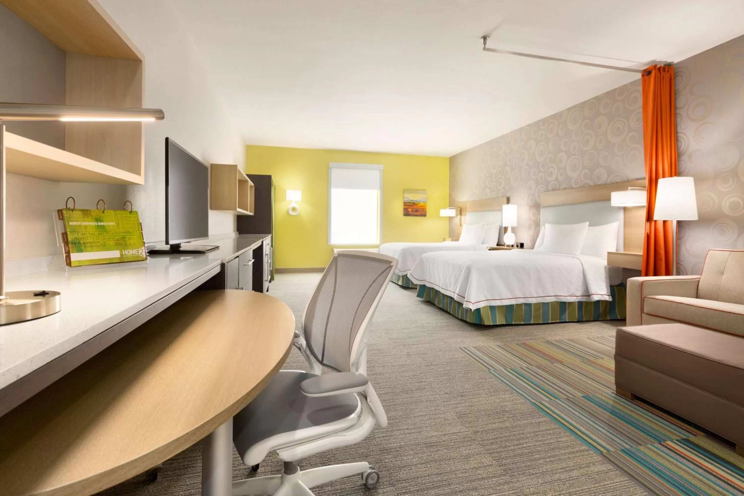 Bedroom, Bed in Home2 Suites by Hilton Shenandoah The Woodlands