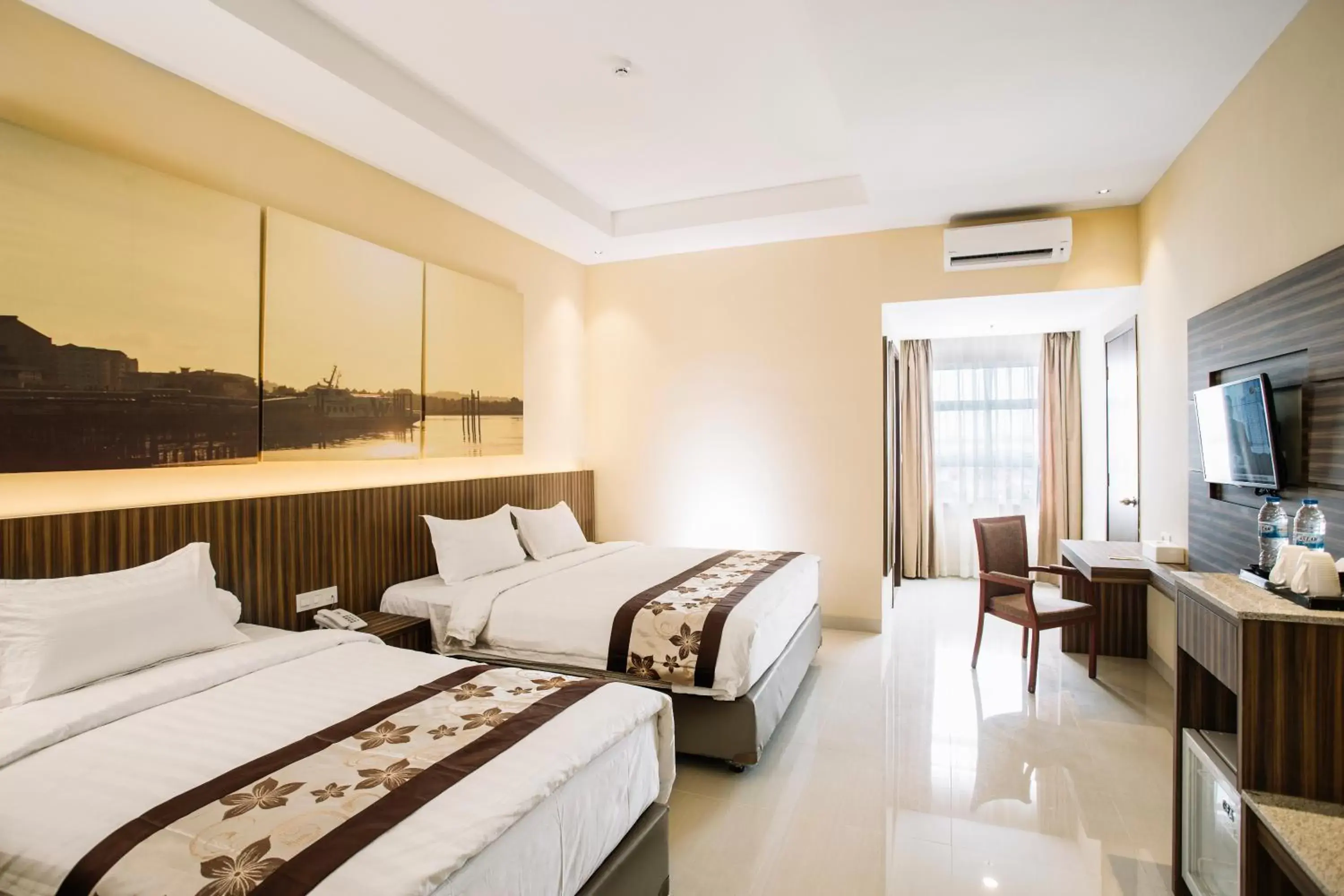 Bedroom in Sahid Batam Center Hotel and Convention Bedroom in Sahid Batam Center Hotel and Convention