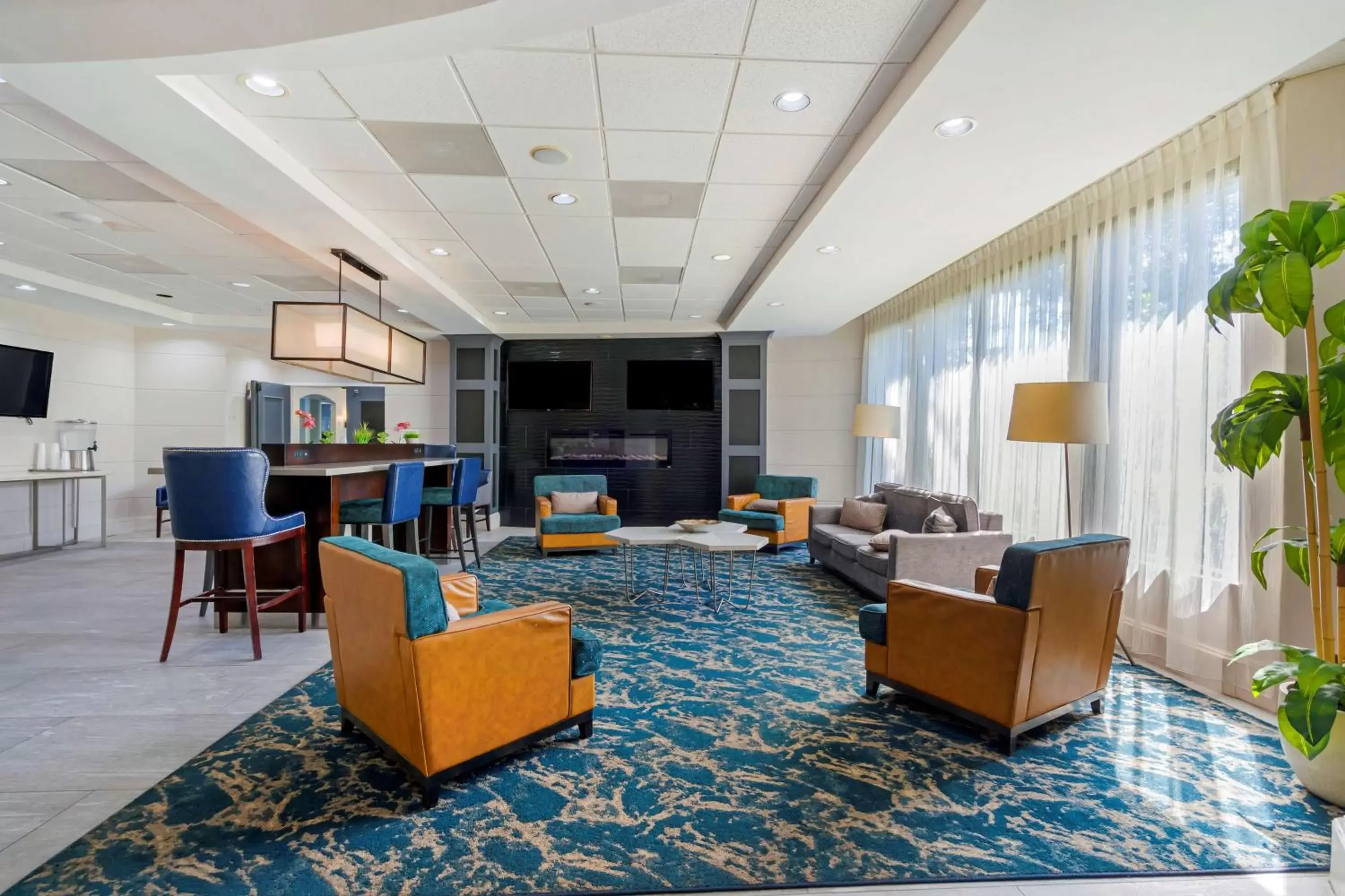 Lobby or reception, Seating Area in Premier Jacksonville Deerwood Hotel