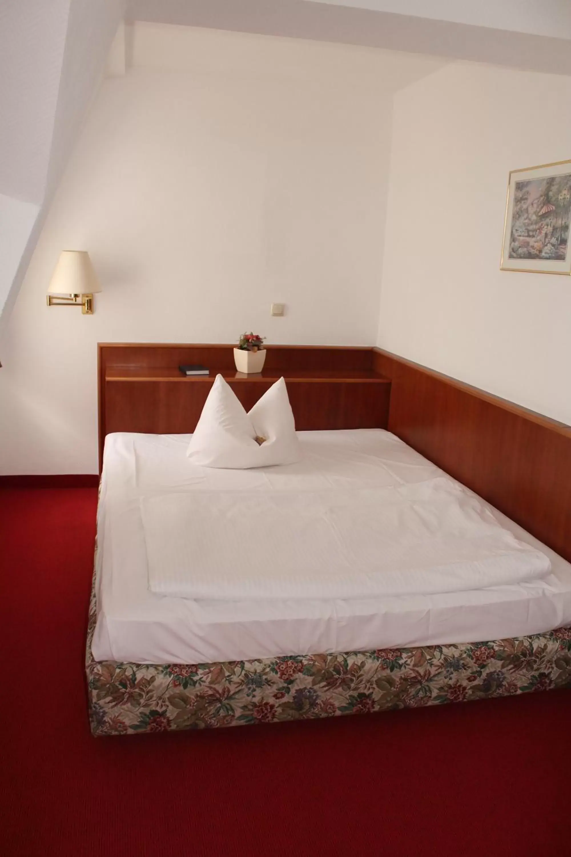 Bed in Hotel Fürsteneck