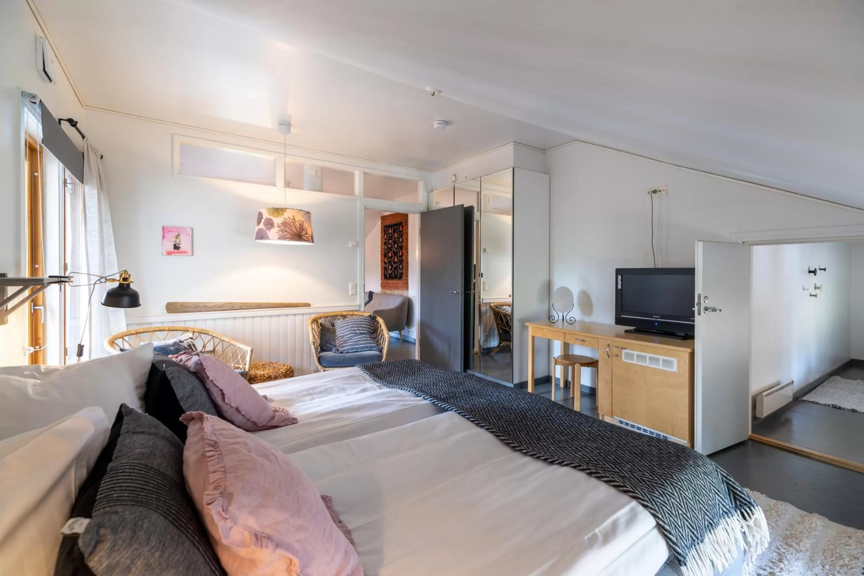 Bed in Sahanlahti Resort