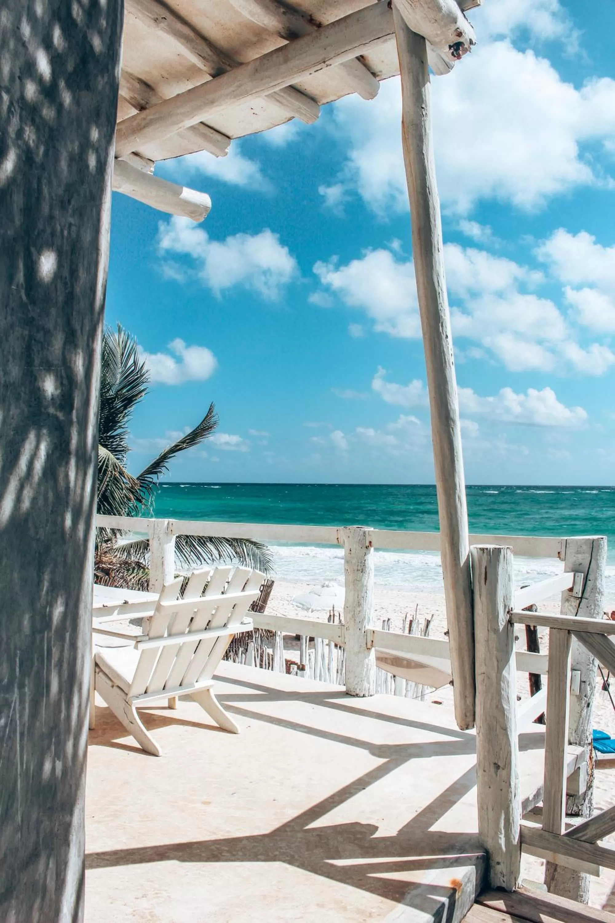 Sea view in Posada Lamar Tulum Beach Front and Pool
