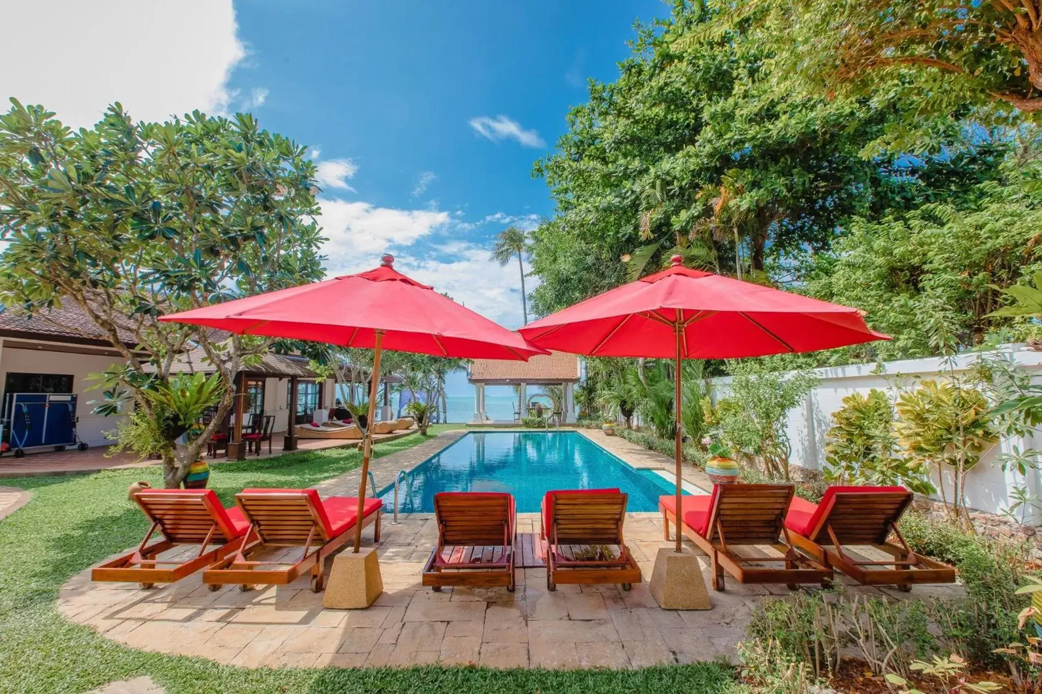 Swimming Pool in The Privilege Hotel Ezra Beach Club