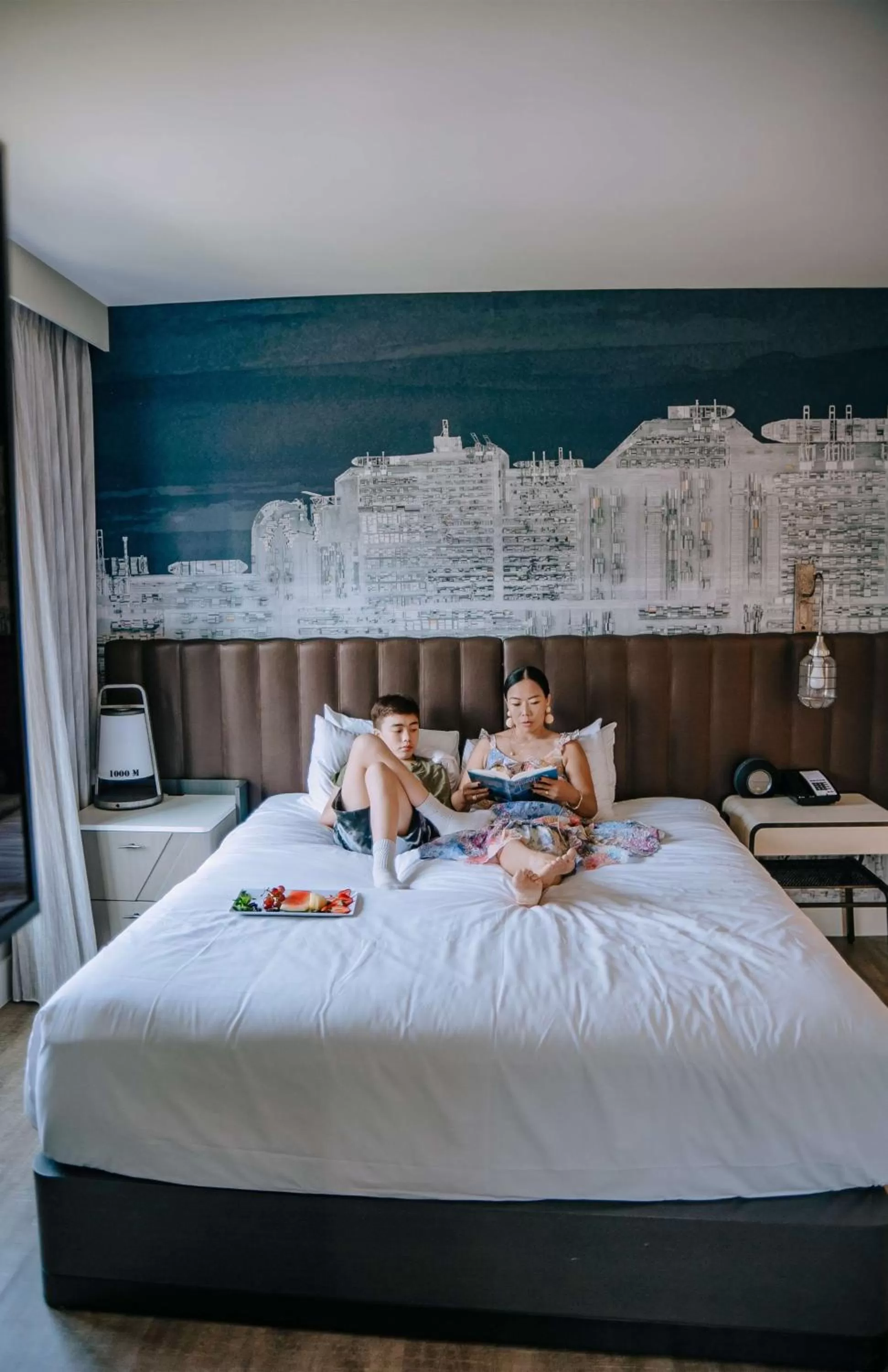 Bed in Hyatt Centric the Pike Long Beach