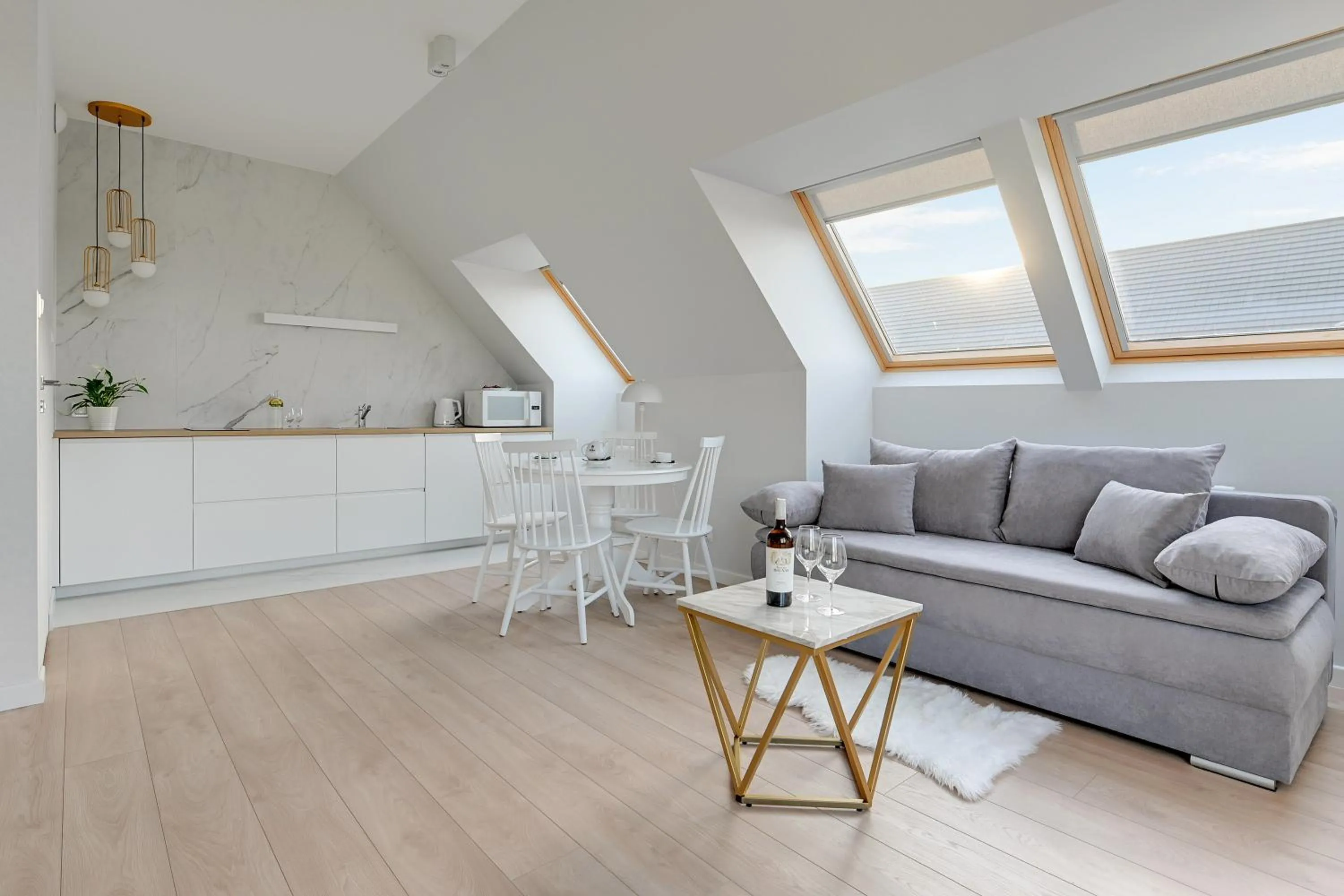 Living room in GRANO APARTMENTS Gdańsk Motława SPA & Wellness