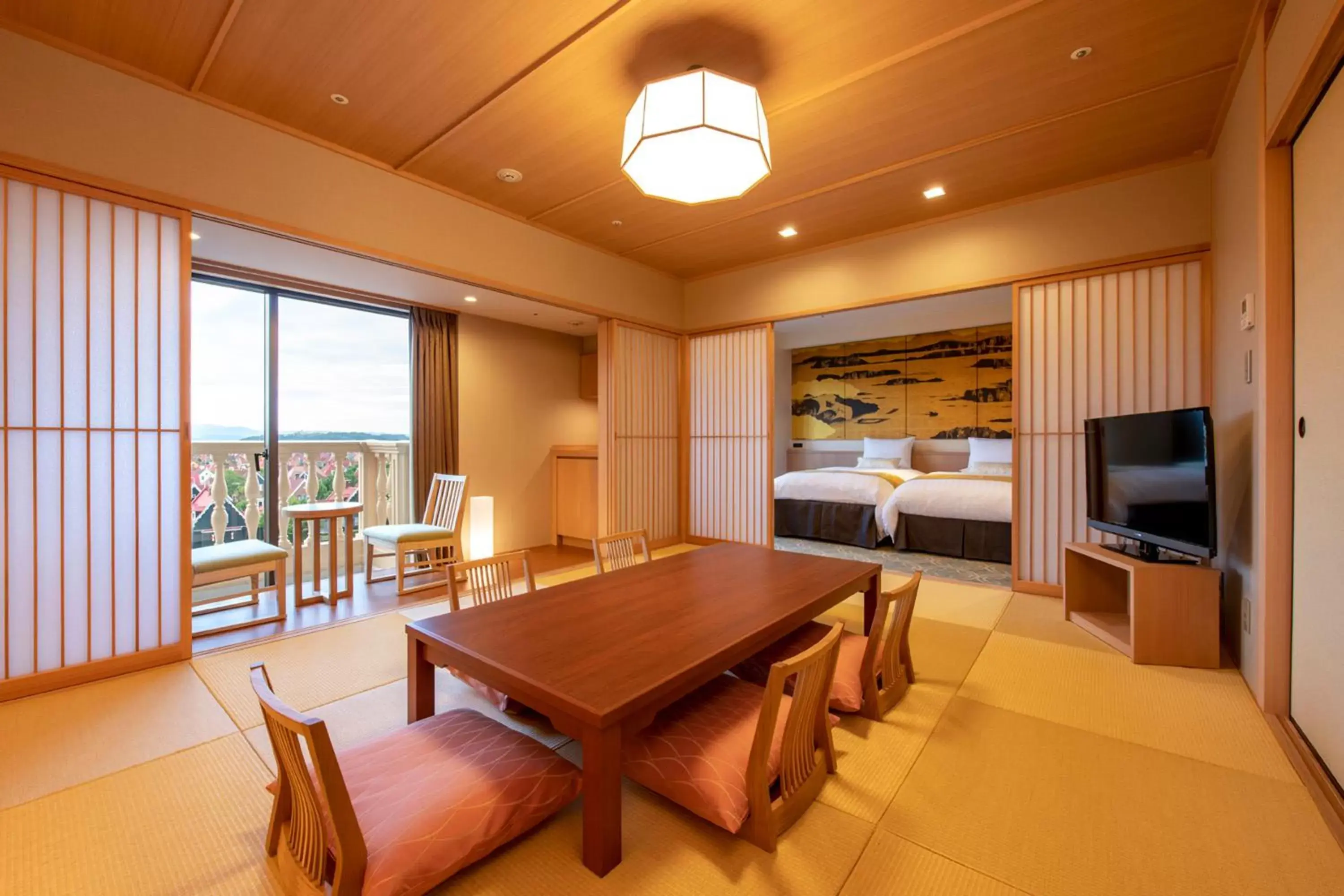 Dining Area in Hotel Okura JR Huis Ten Bosch