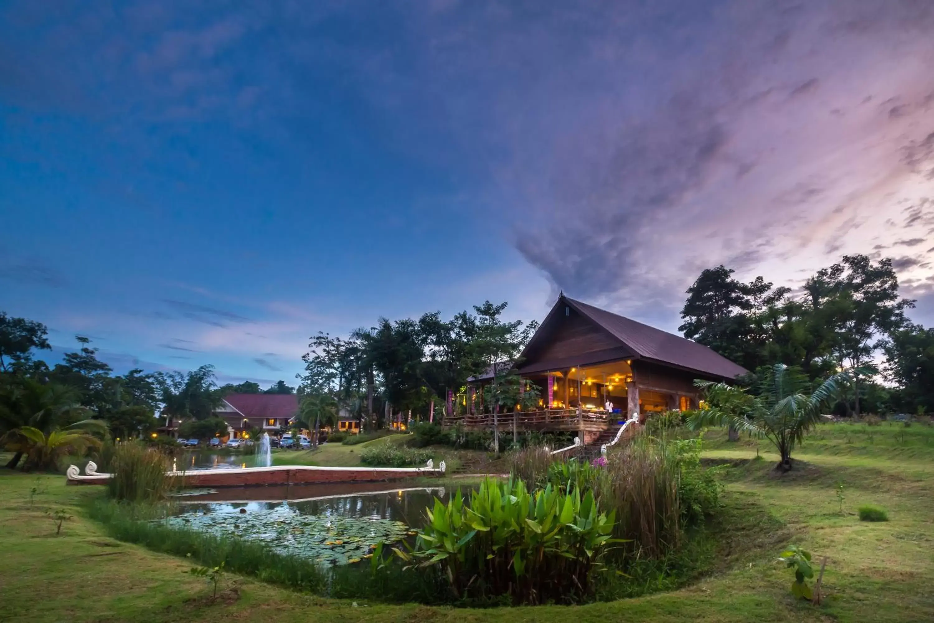 Garden in Sasidara Resort Nan