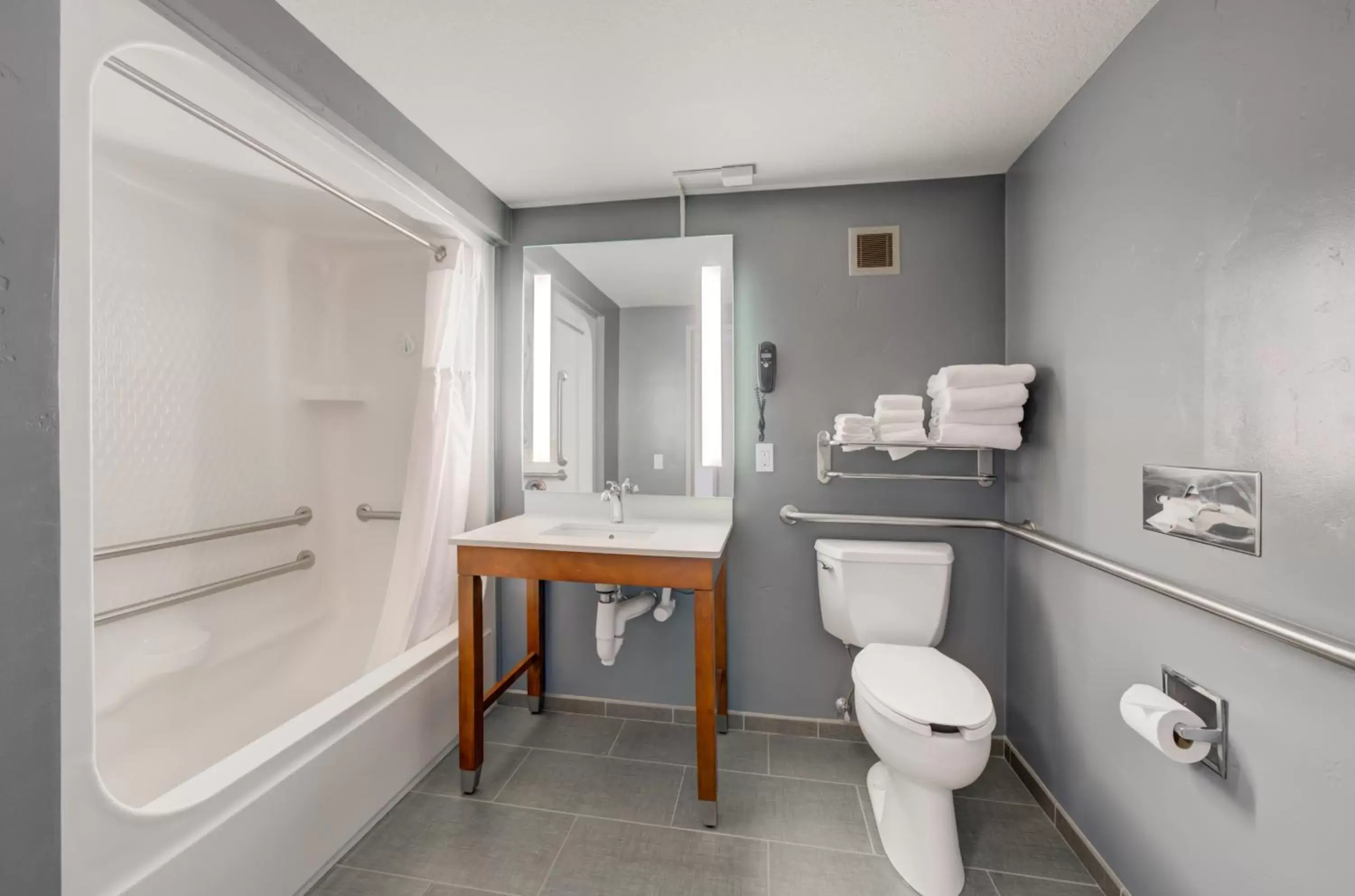 Bathroom in The Pine Lodge on Whitefish River, Ascend Hotel Collection