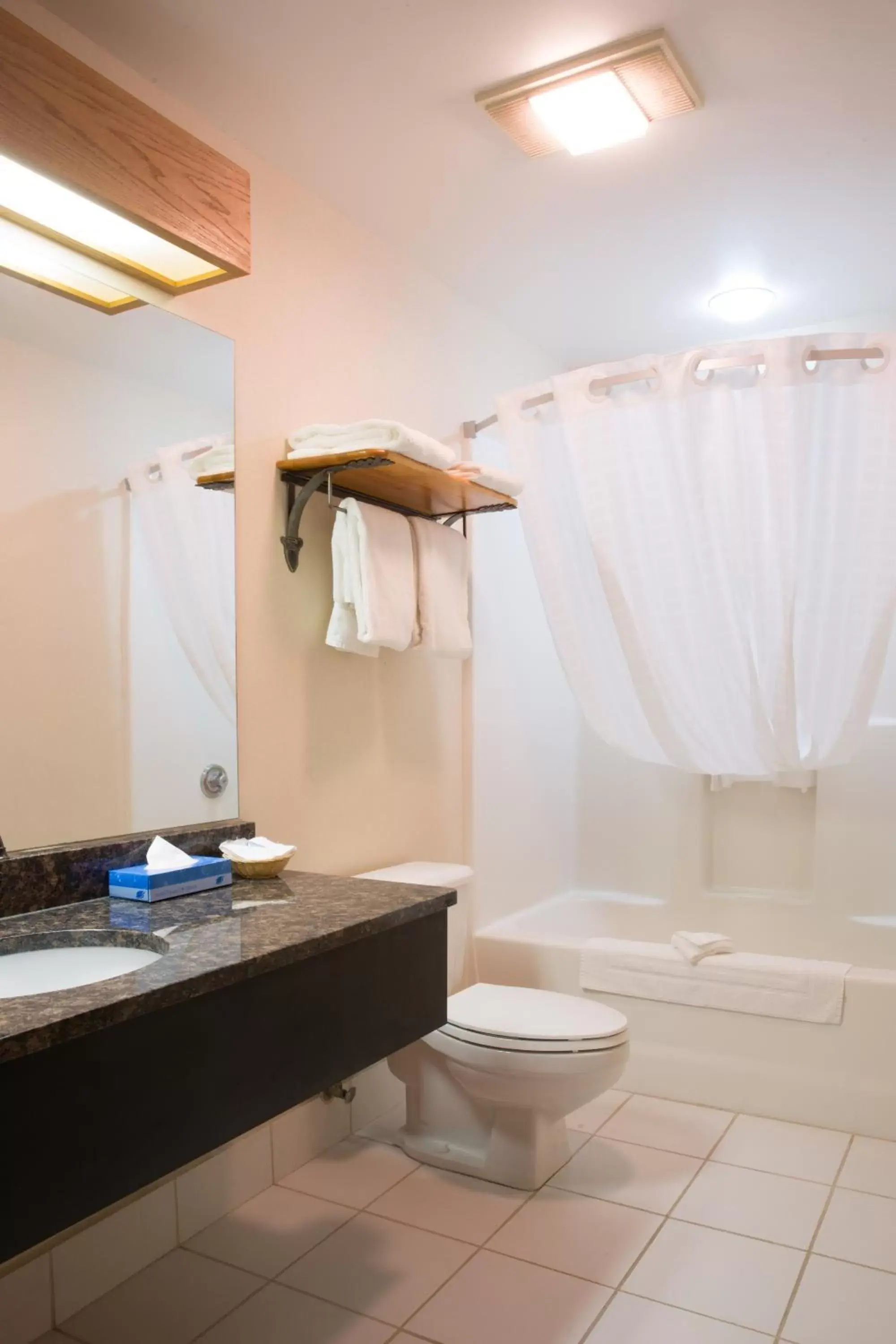 Bathroom in Lodge at Palmer Gulch