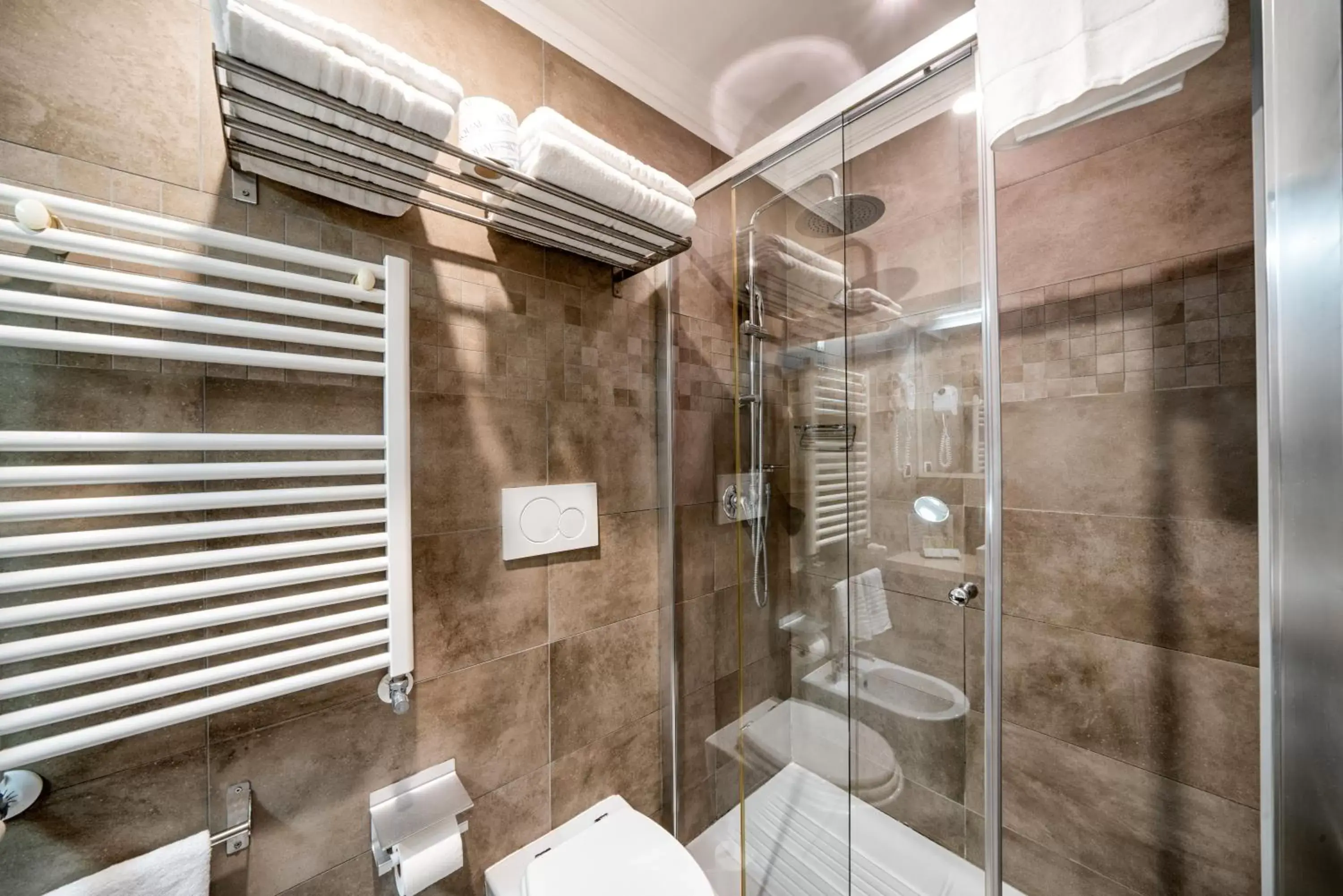 Shower, Bathroom in Hotel Paolo II