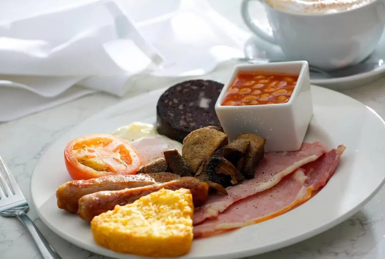 English/Irish breakfast in Best Western Heath Court Hotel