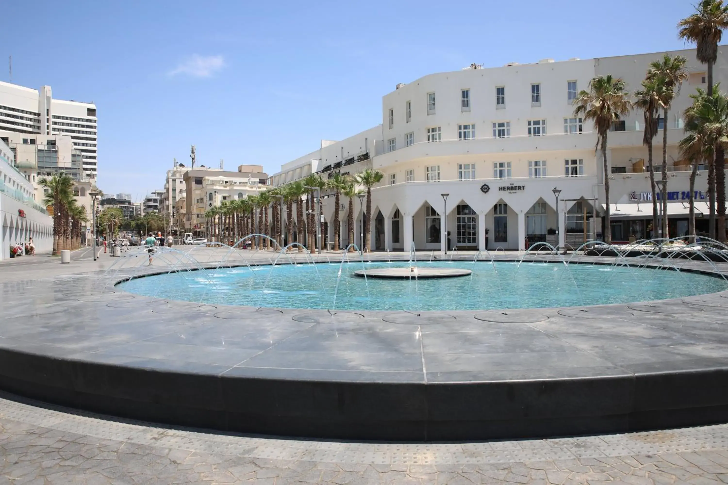 Property building, Swimming Pool in Miami Beach Hotel Tel Aviv