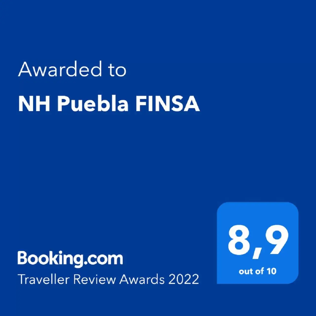 Certificate/Award, Logo/Certificate/Sign/Award in NH Puebla FINSA