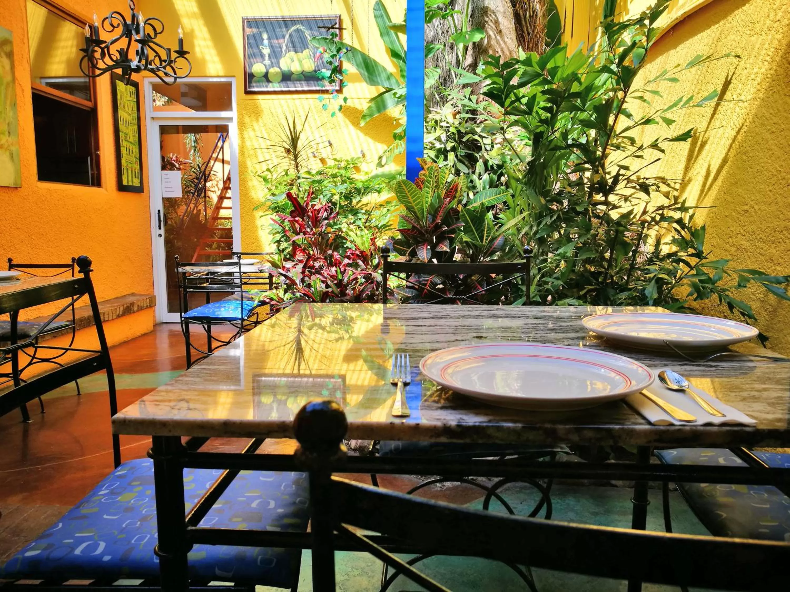 Patio in Hotel Casa 69