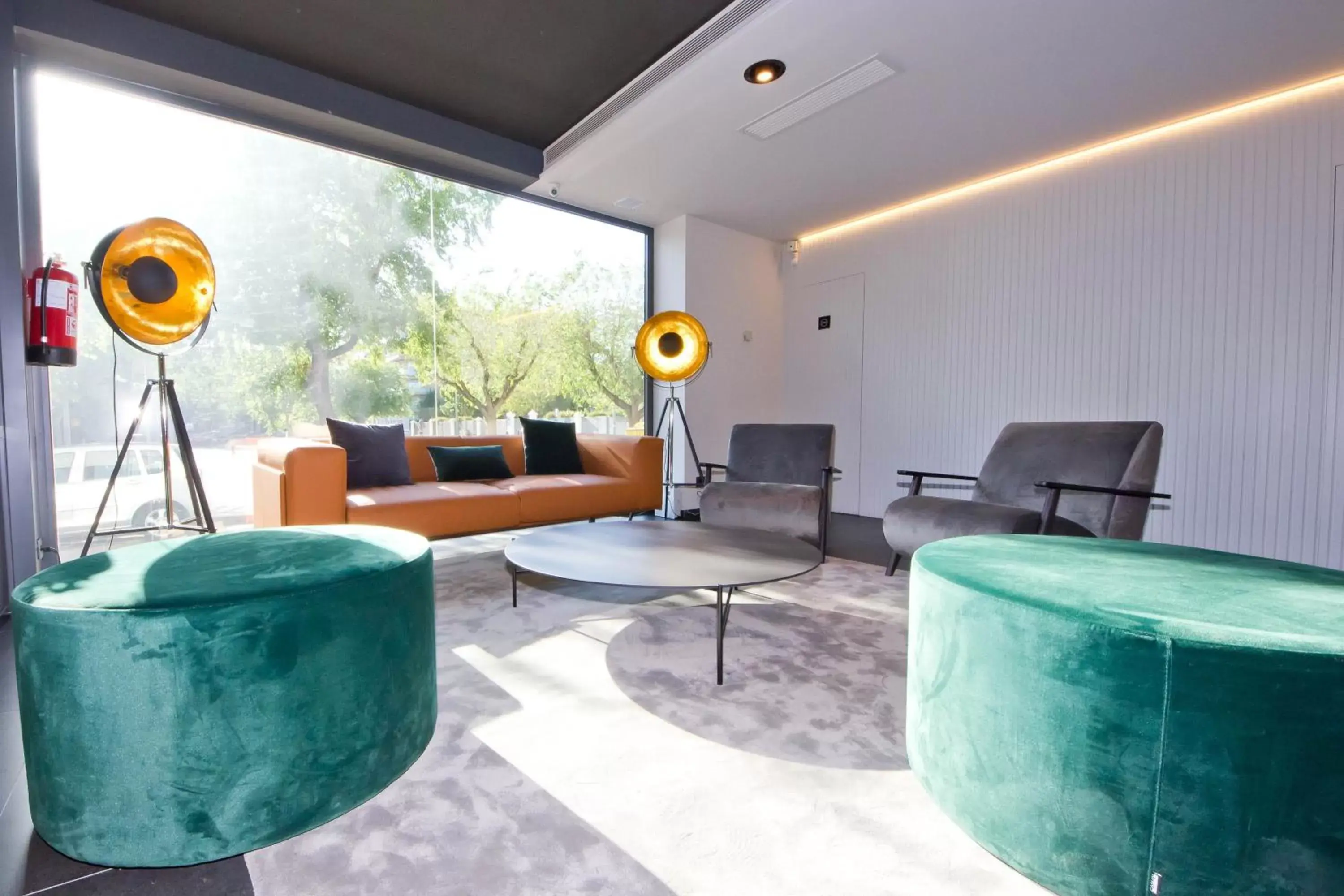 Lobby or reception in Aparthotel Atenea Valles Lobby or reception in Aparthotel Atenea Valles