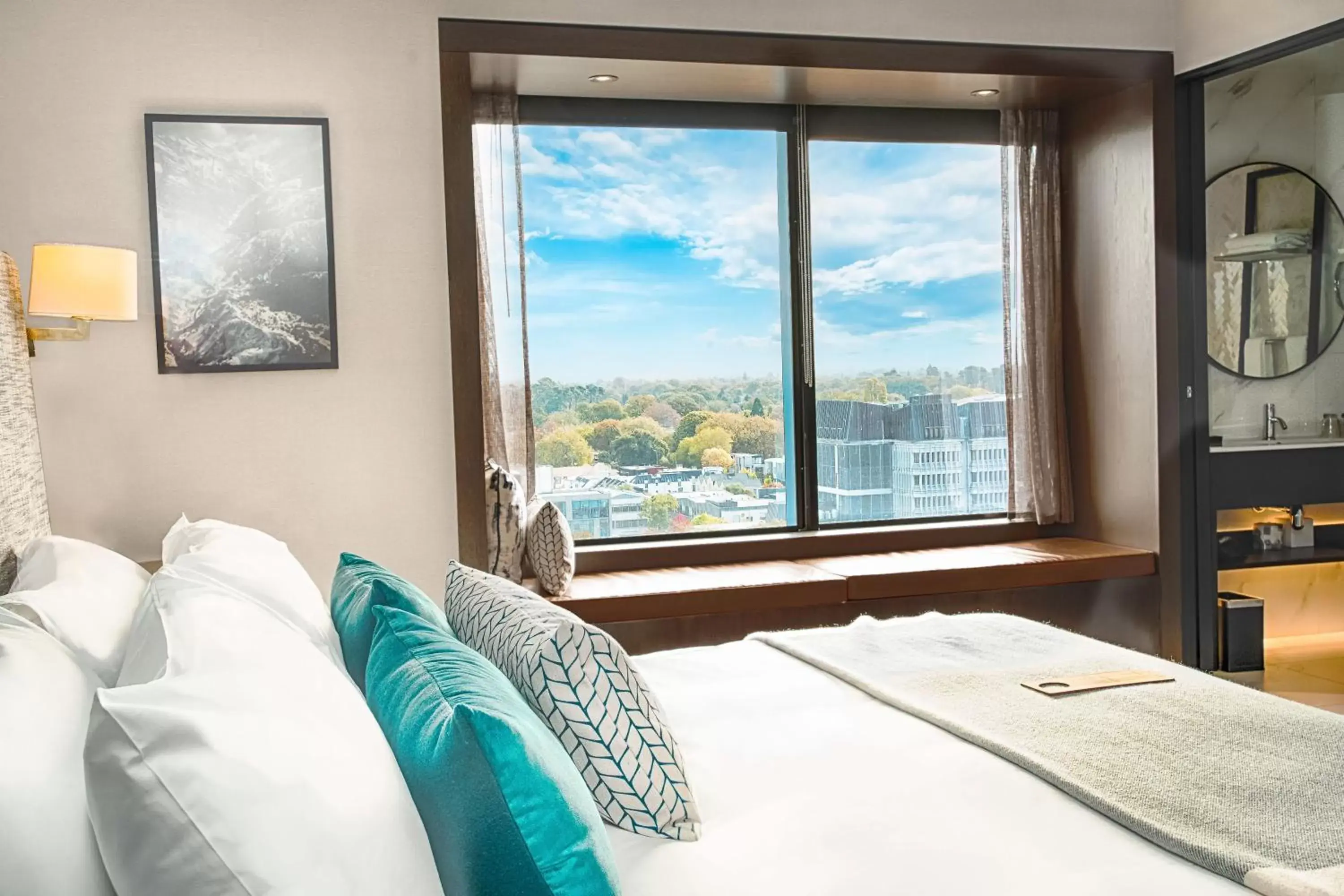 Bed in Crowne Plaza Christchurch, an IHG Hotel
