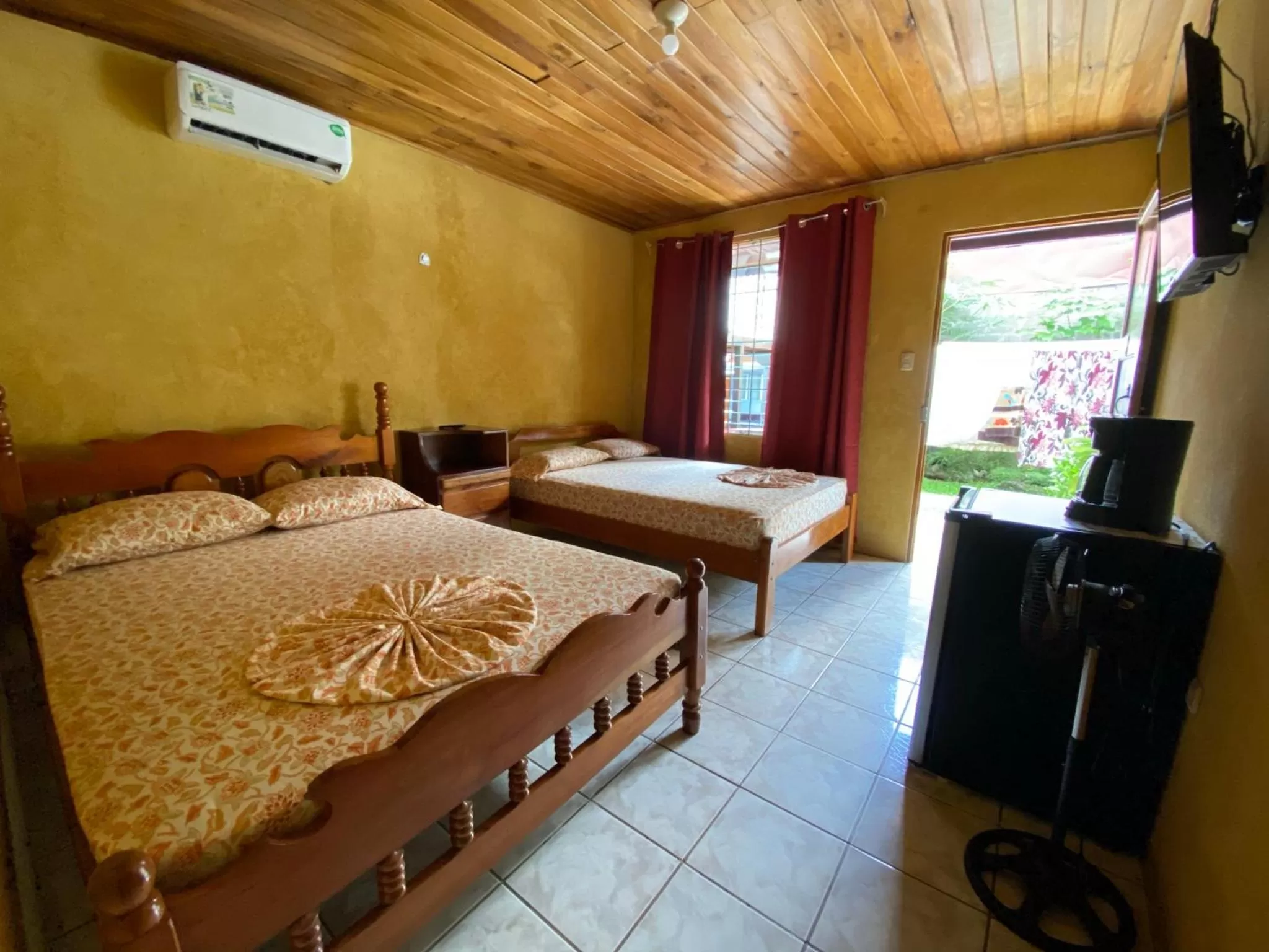 Bed in Cabinas Las Palmas del Sol