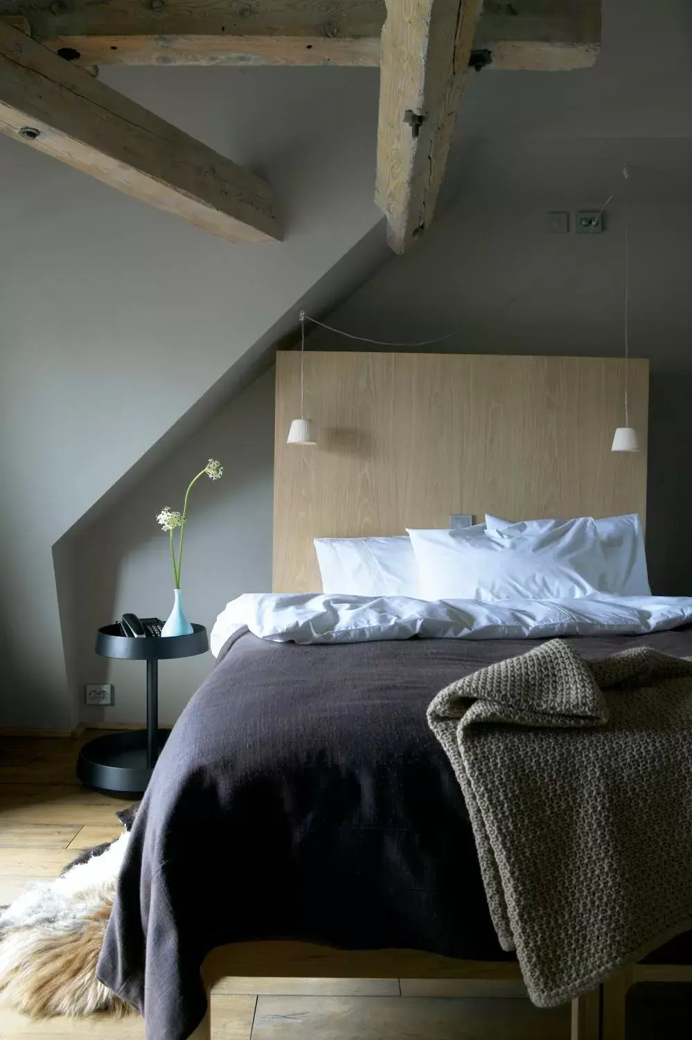 Bed in Hotel Brosundet Bed in Hotel Brosundet