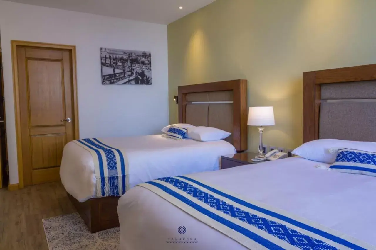 Bed in Hotel Talavera Teziutlan