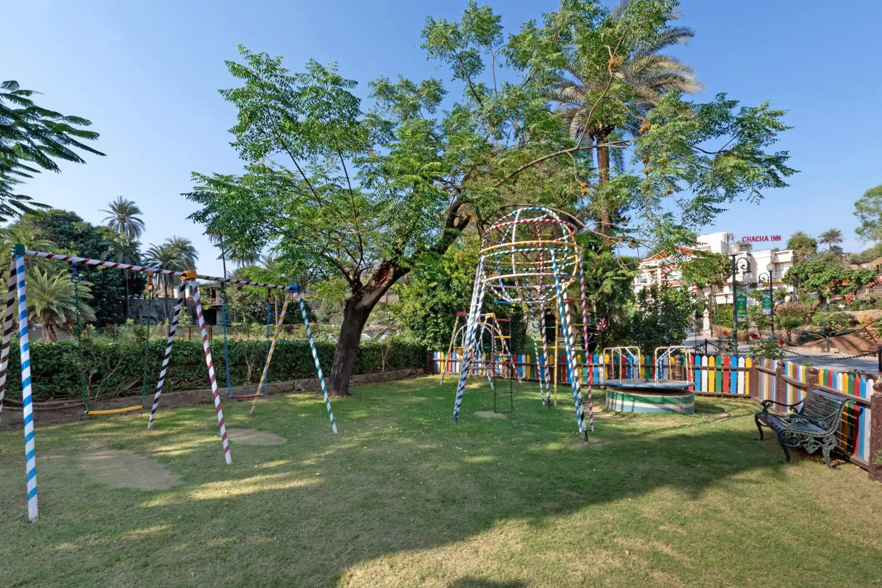 Children play ground, Children's Play Area in Chacha Inn - The Garden Retreat