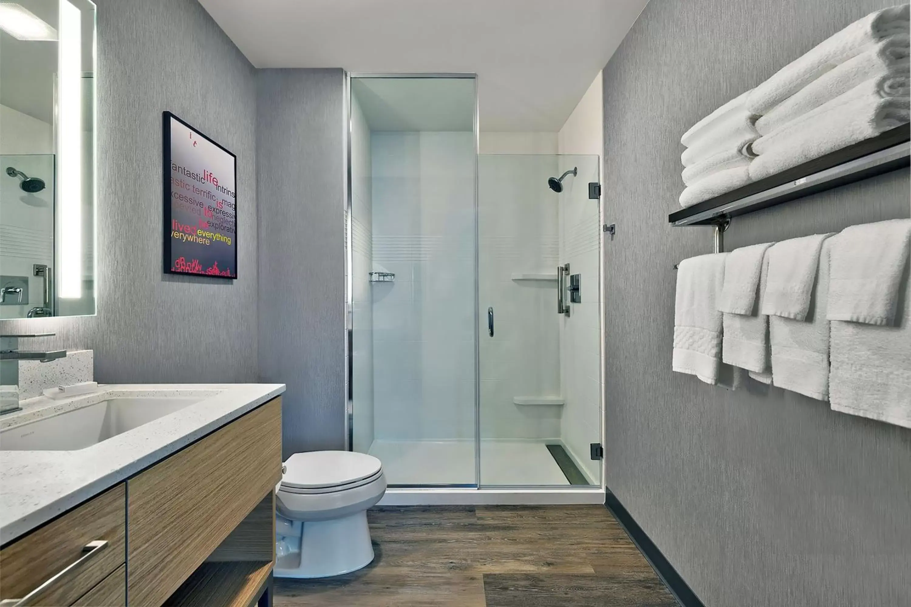 Bathroom in TownePlace Suites by Marriott Sacramento Elk Grove