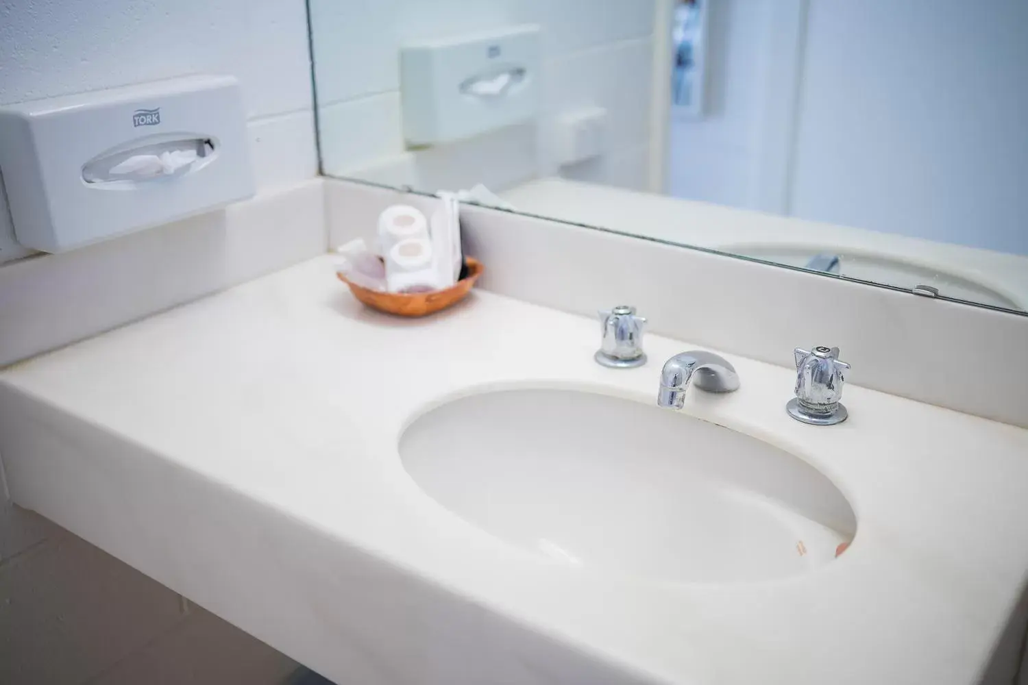 Bathroom in Plainsman Motel