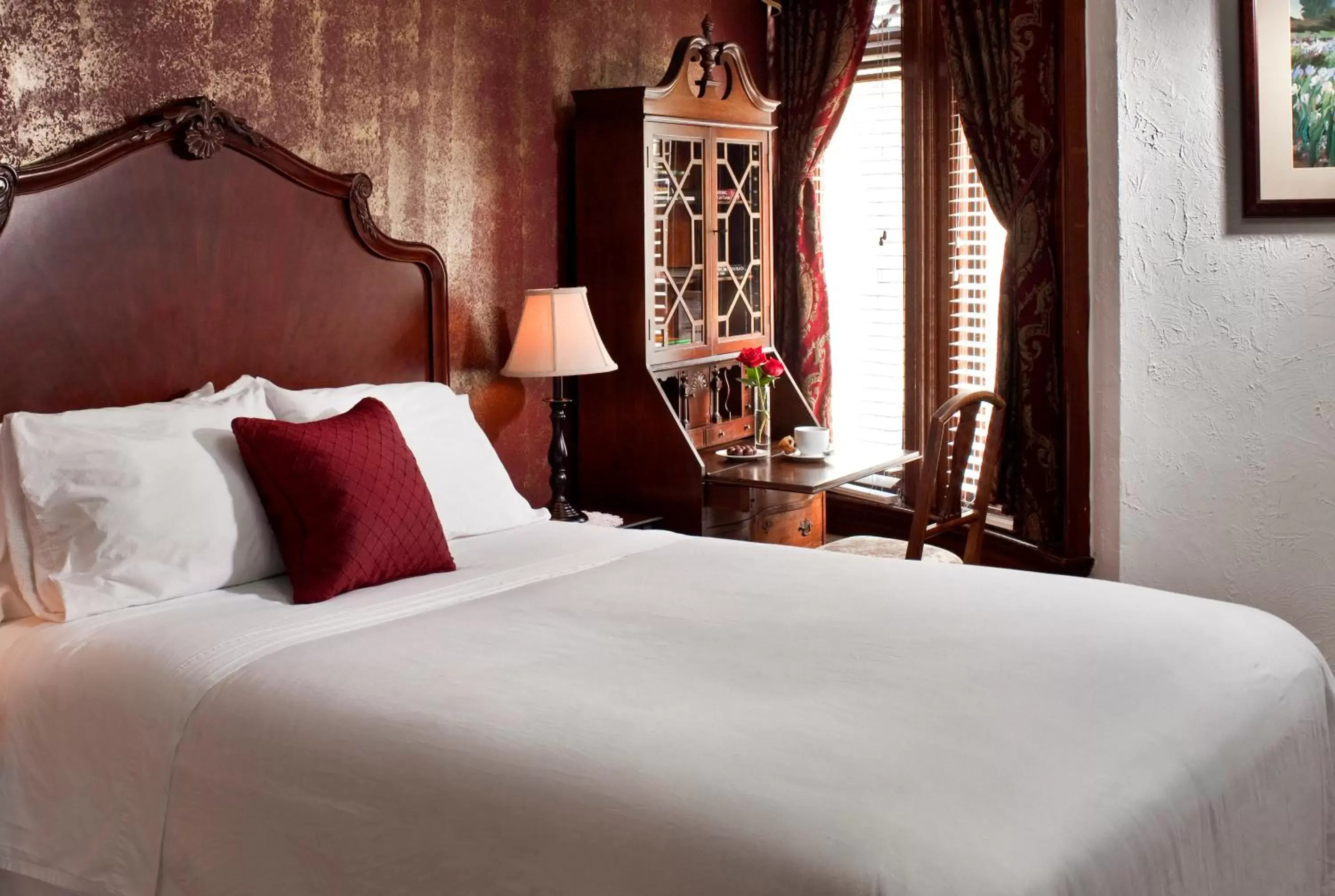 Bed in American Guest House, a Washington DC Bed and Breakfast Bed in American Guest House, a Washington DC Bed and Breakfast