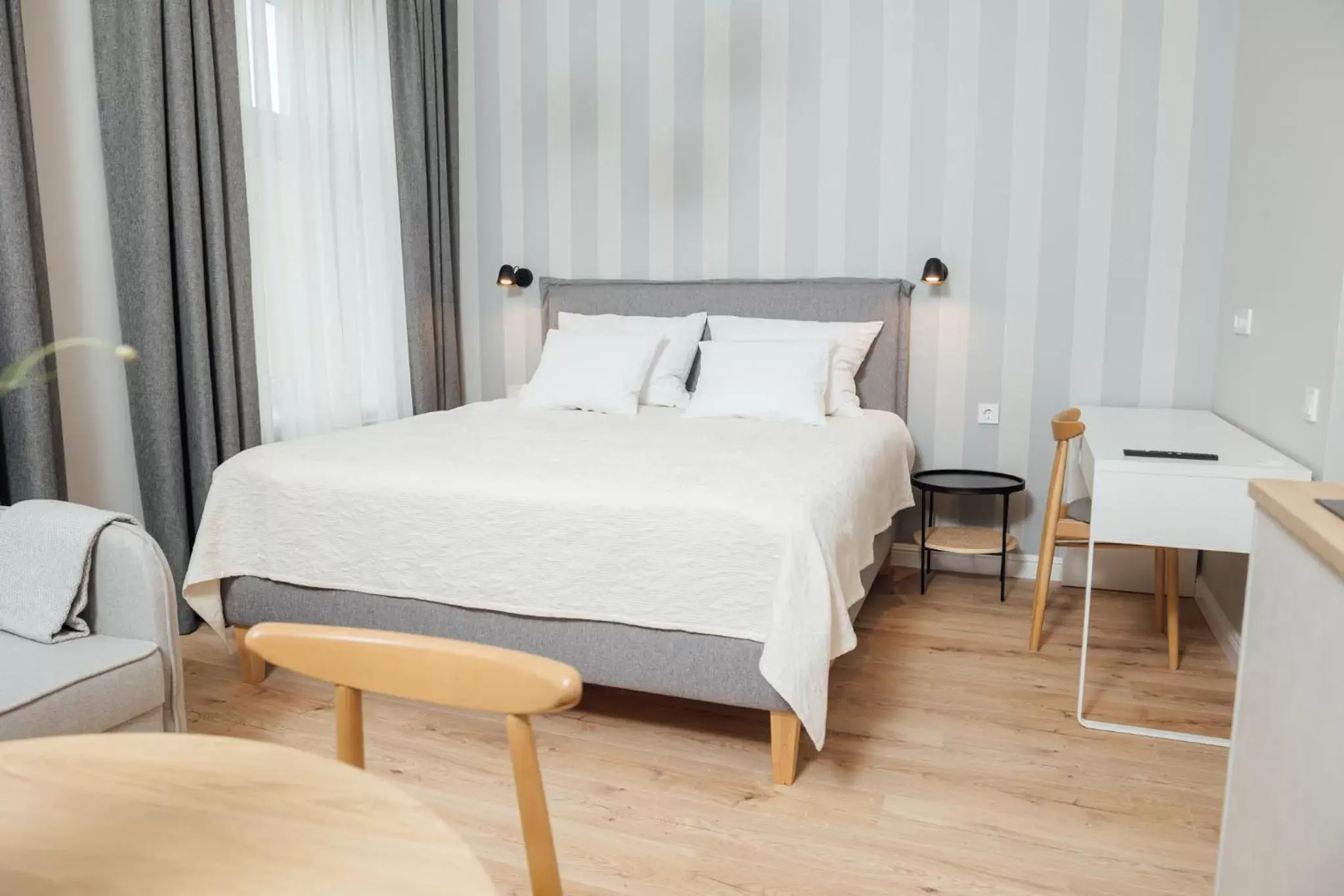 Bedroom, Bed in Aparthotel Amella Bedroom, Bed in Aparthotel Amella