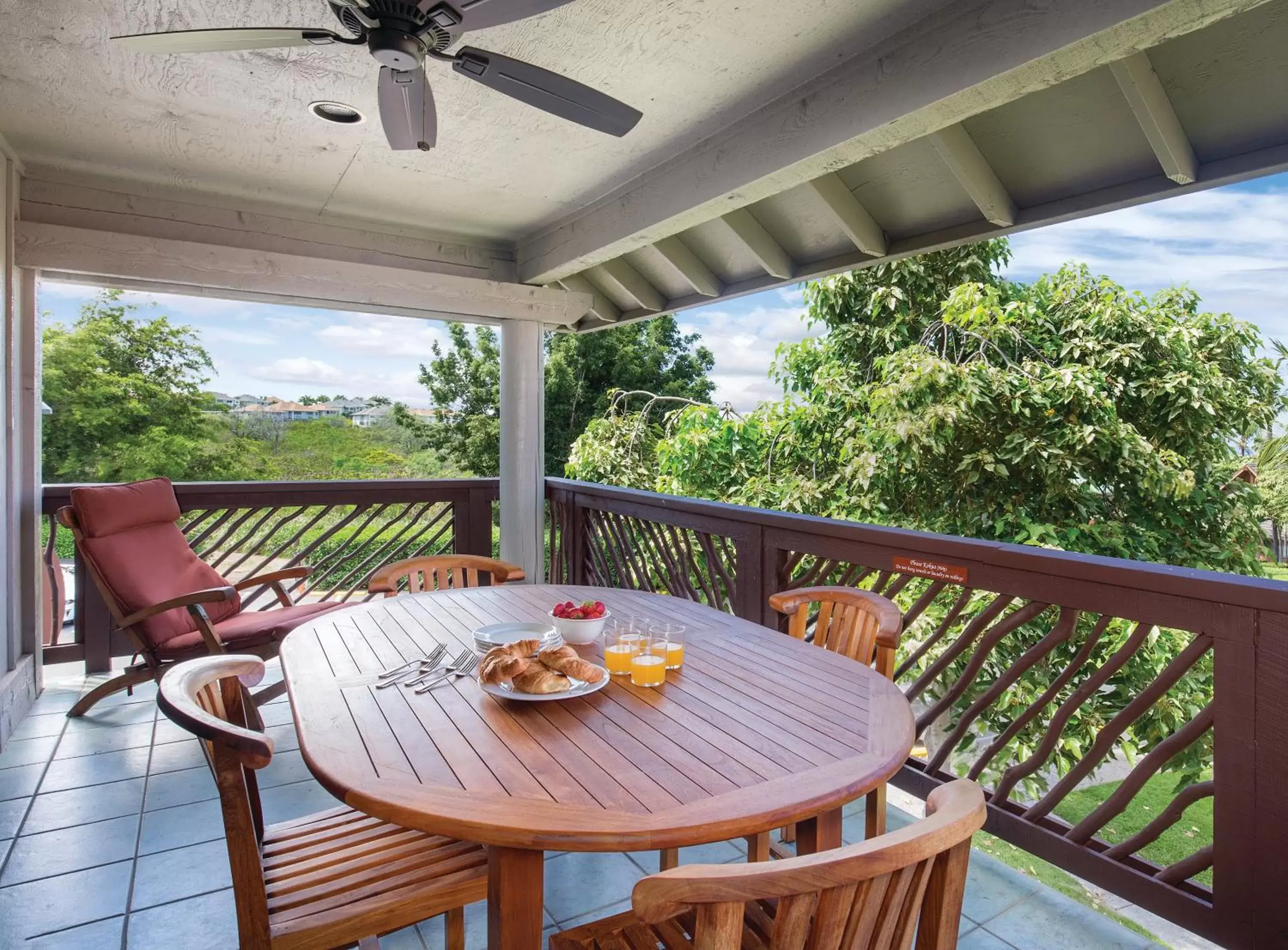 Balcony/Terrace in Wyndham Kona Hawaiian Resort