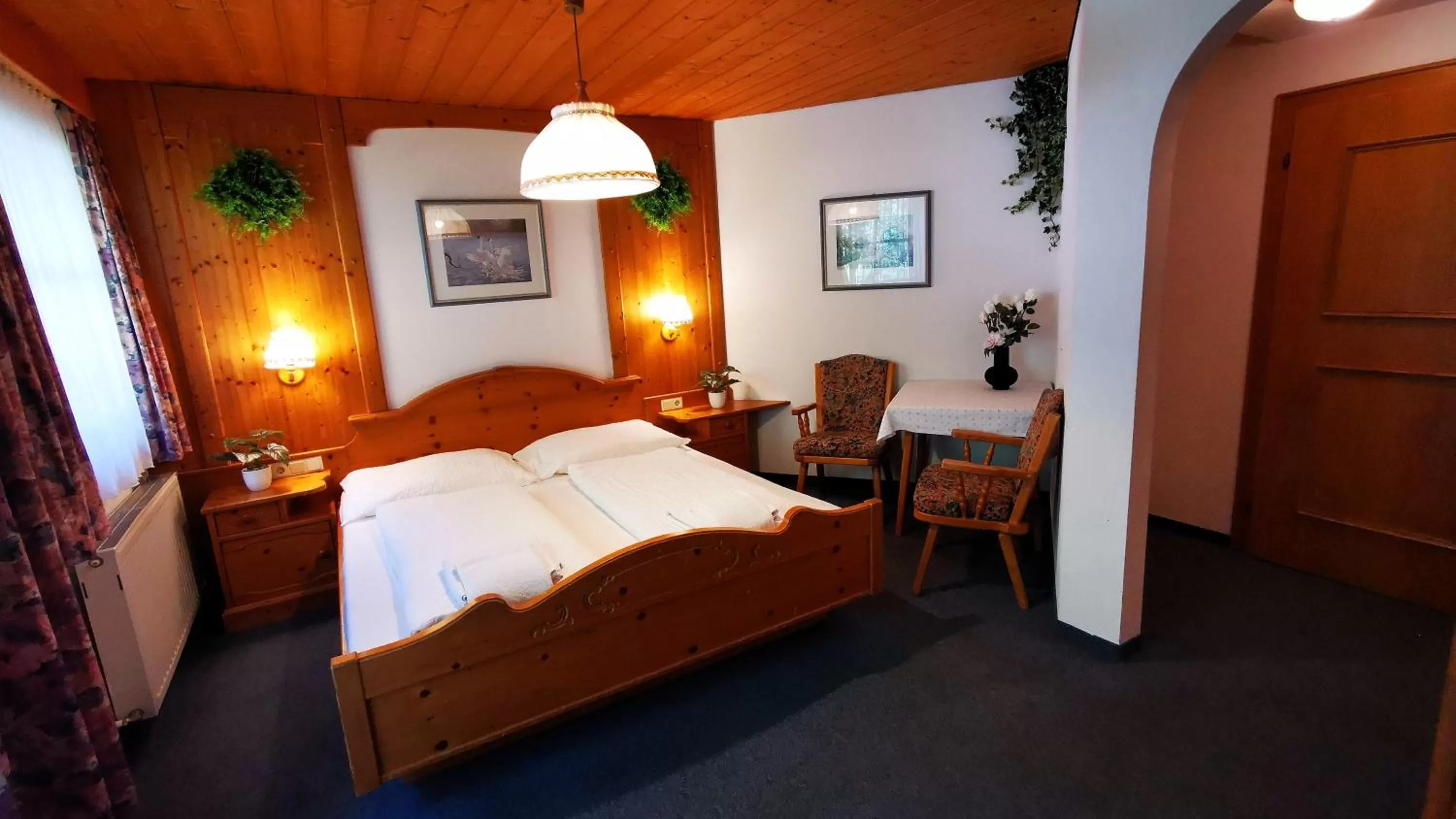 Bed in Gasthof Geronimo