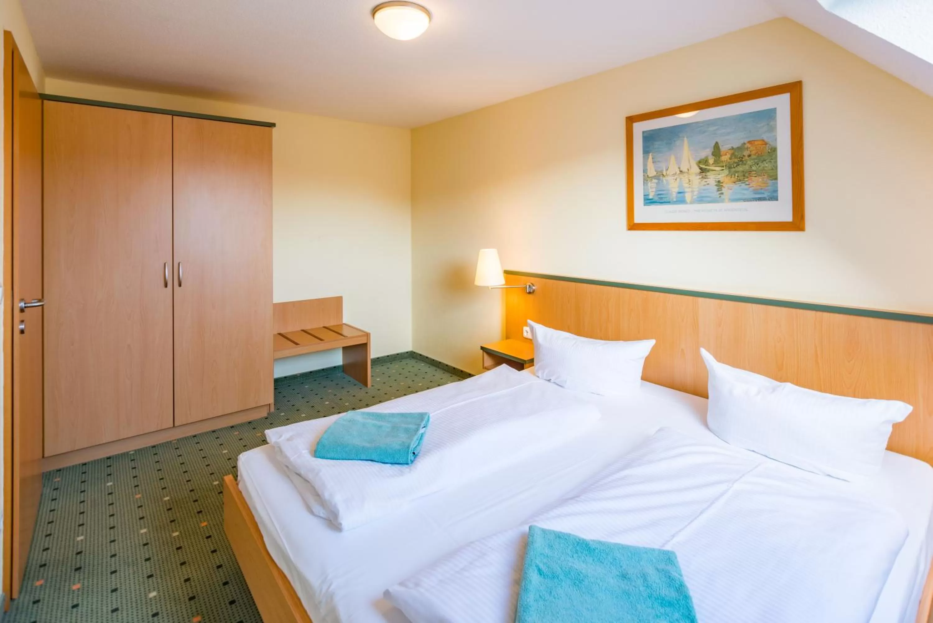 Photo of the whole room, Bed in Am Weststrand Apartmenthaus Waldeck