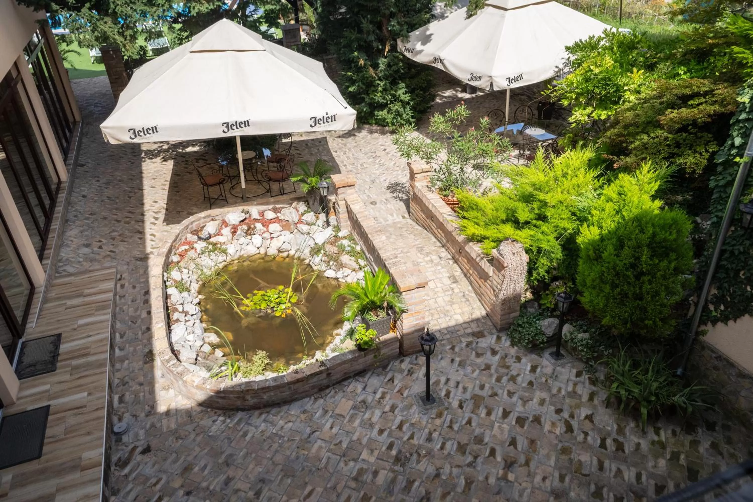 Pool View in Garden House