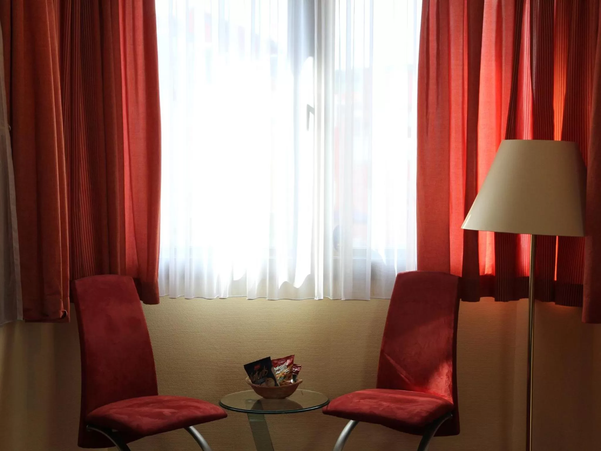 Seating area in TOP Hotel Amberger