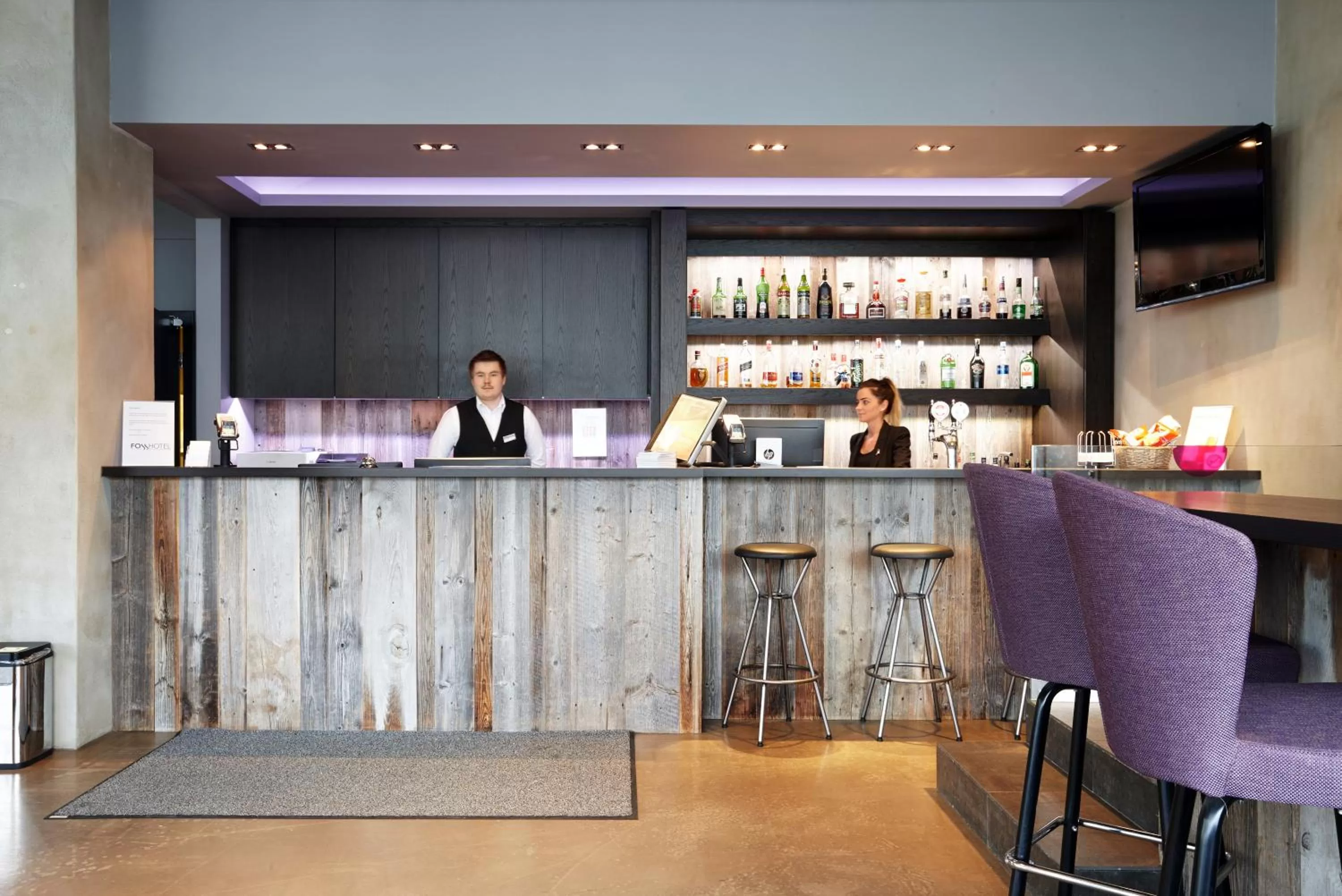 Lobby or reception in Fosshotel Rauðará