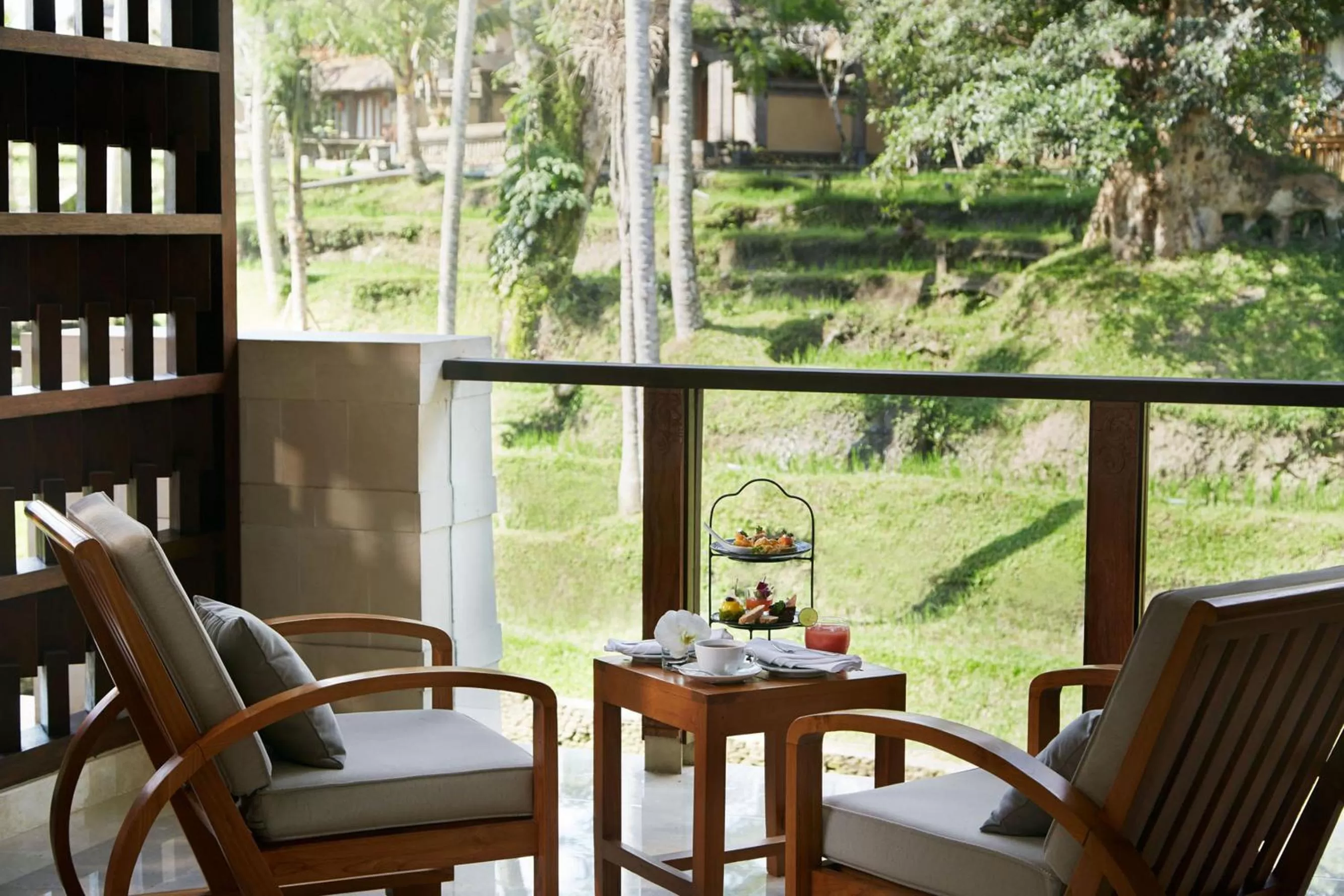 Balcony/Terrace in Kamandalu Ubud
