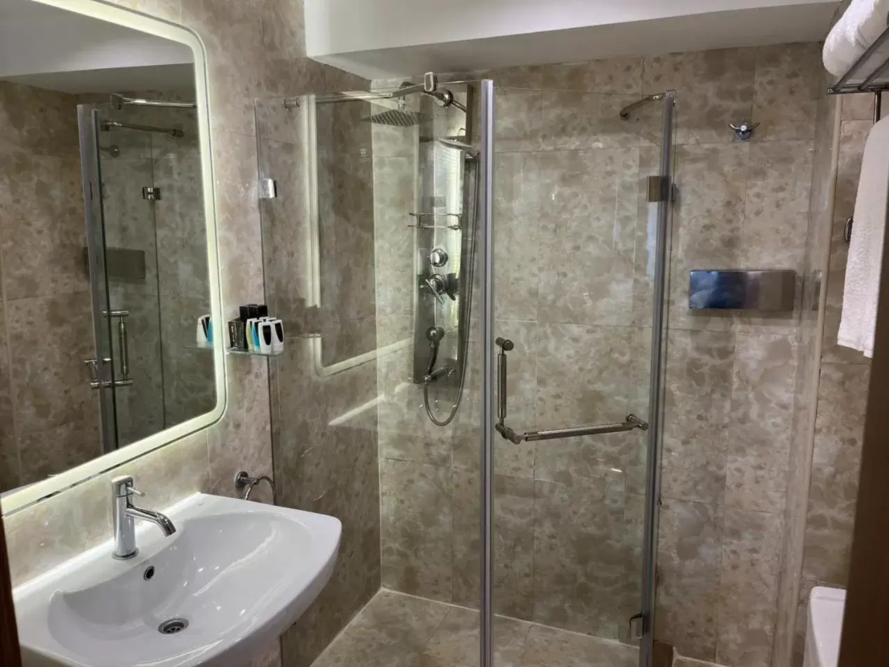 Shower, Bathroom in Golden Park Hotel Cairo, Heliopolis