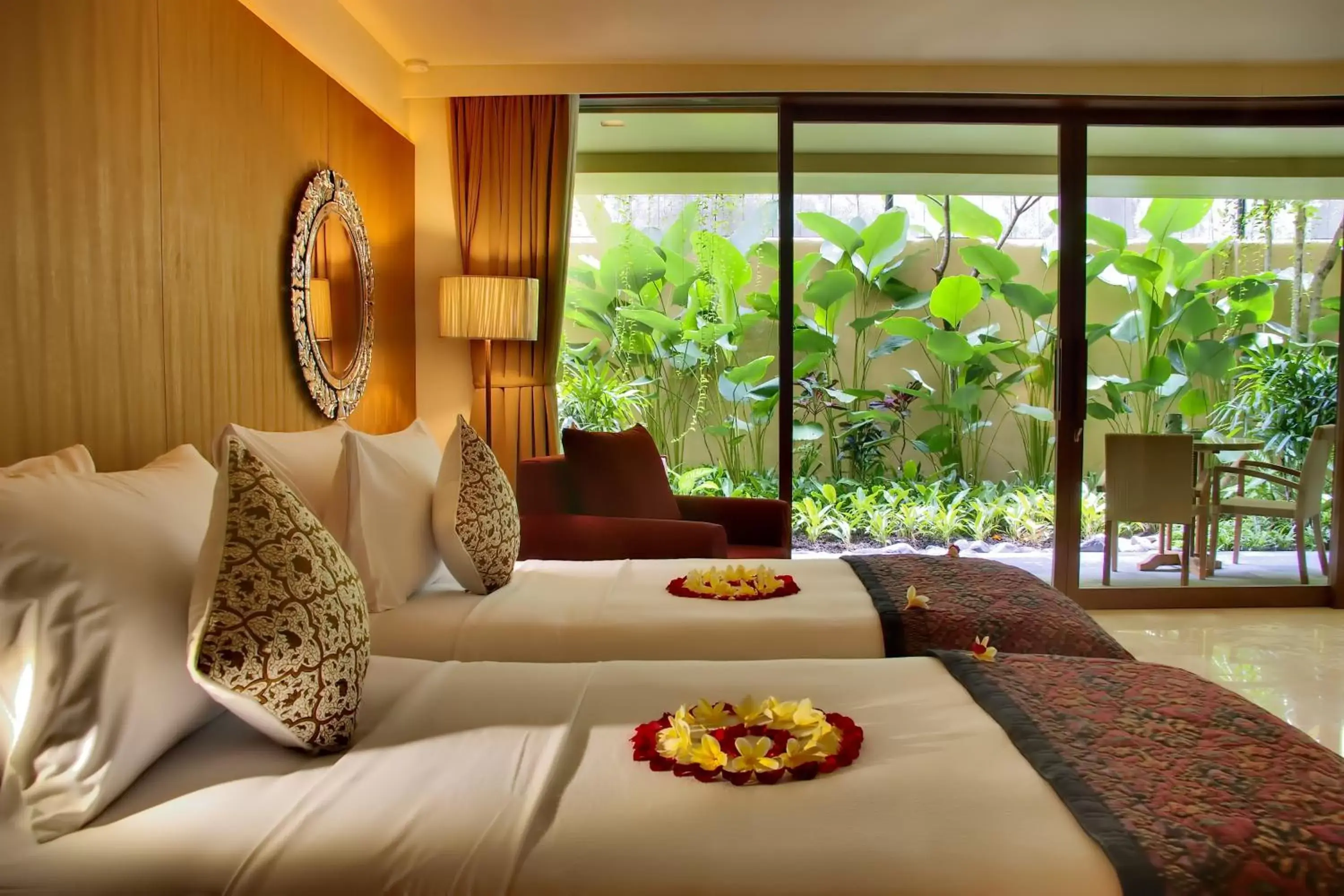 Bed in Komaneka at Rasa Sayang Ubud Bed in Komaneka at Rasa Sayang Ubud