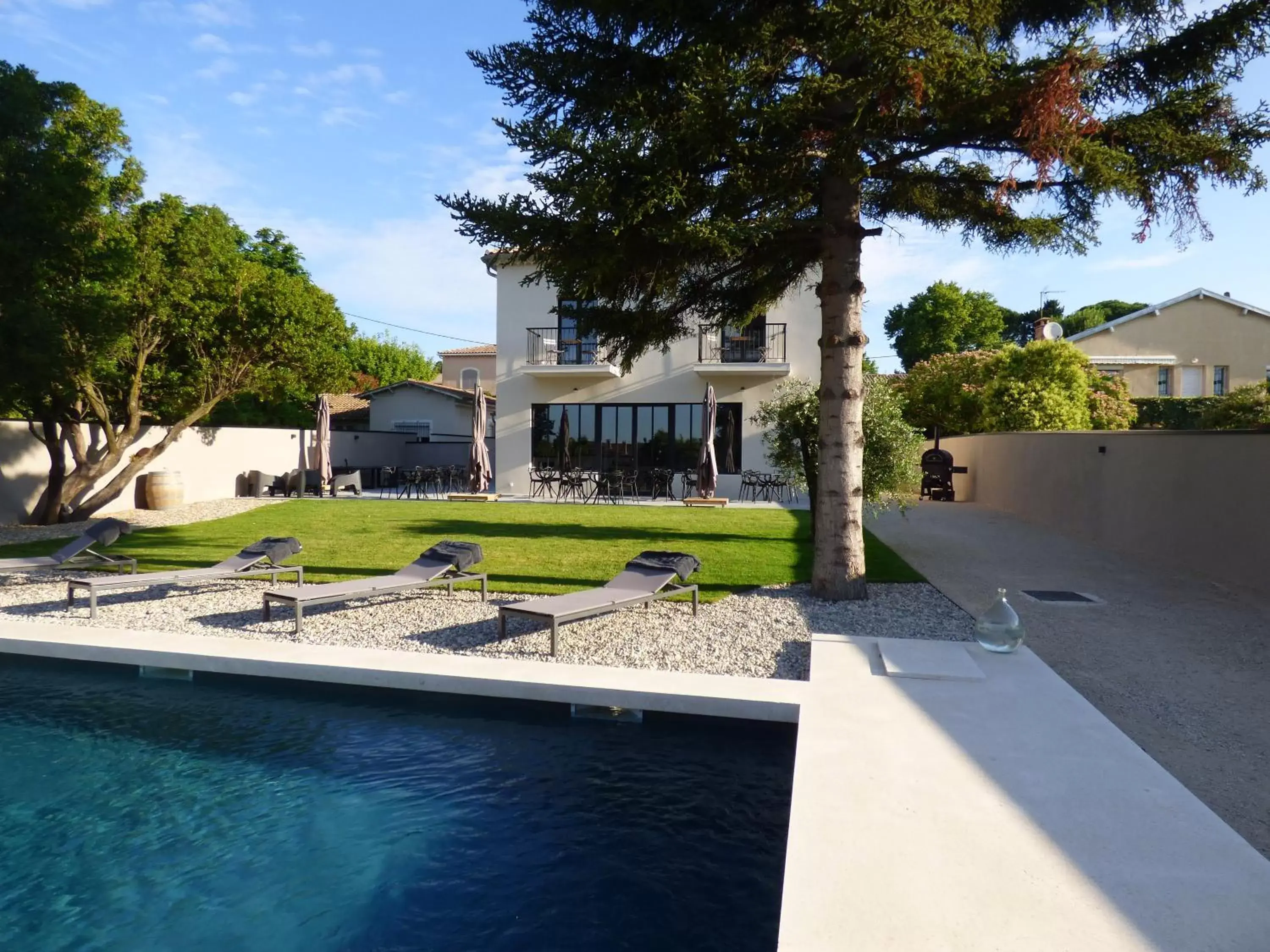 Patio, Swimming Pool in D'OR Les Anges