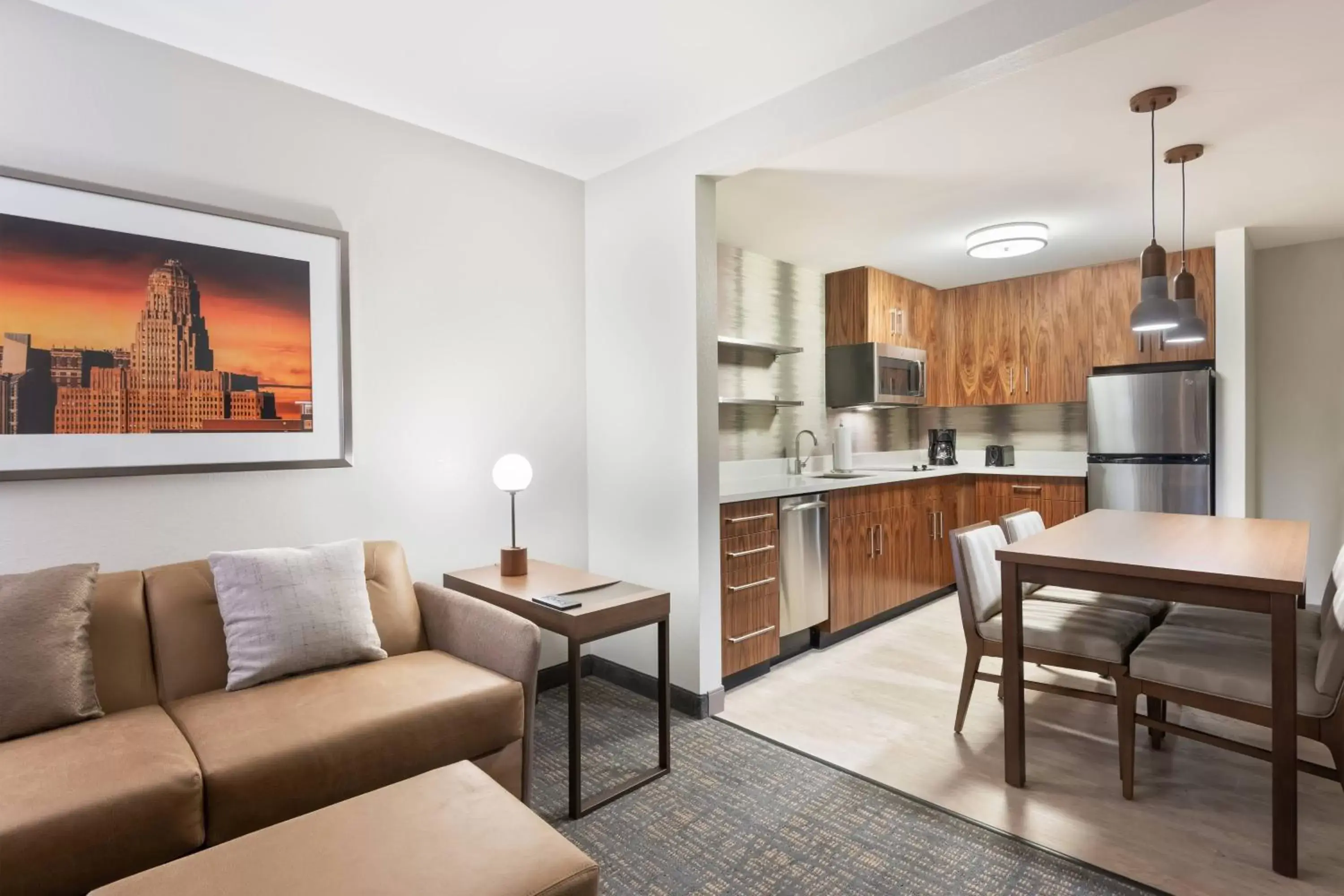 Living room, Seating Area in Residence Inn by Marriott Buffalo Downtown