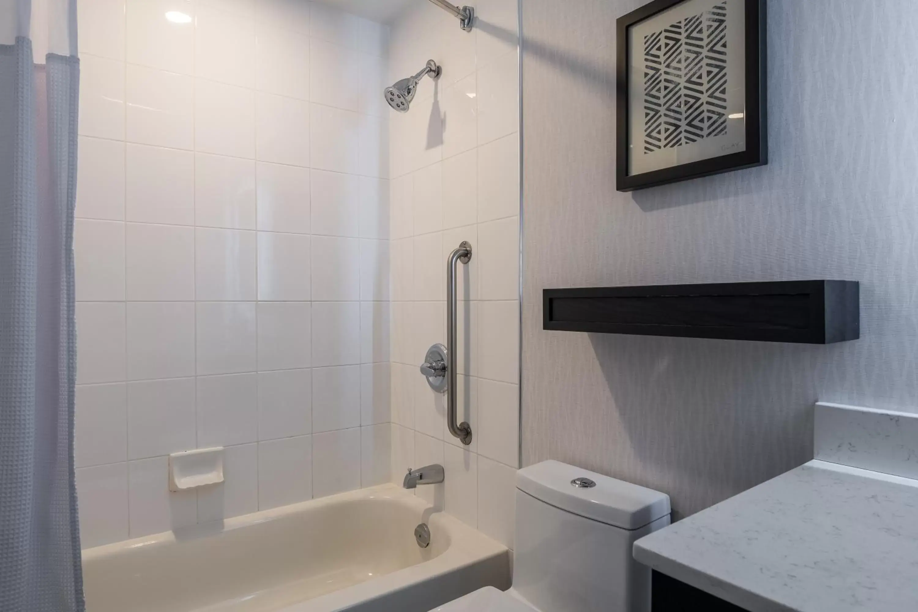 Shower, Bathroom in Crowne Plaza Hotel Moncton Downtown, an IHG Hotel